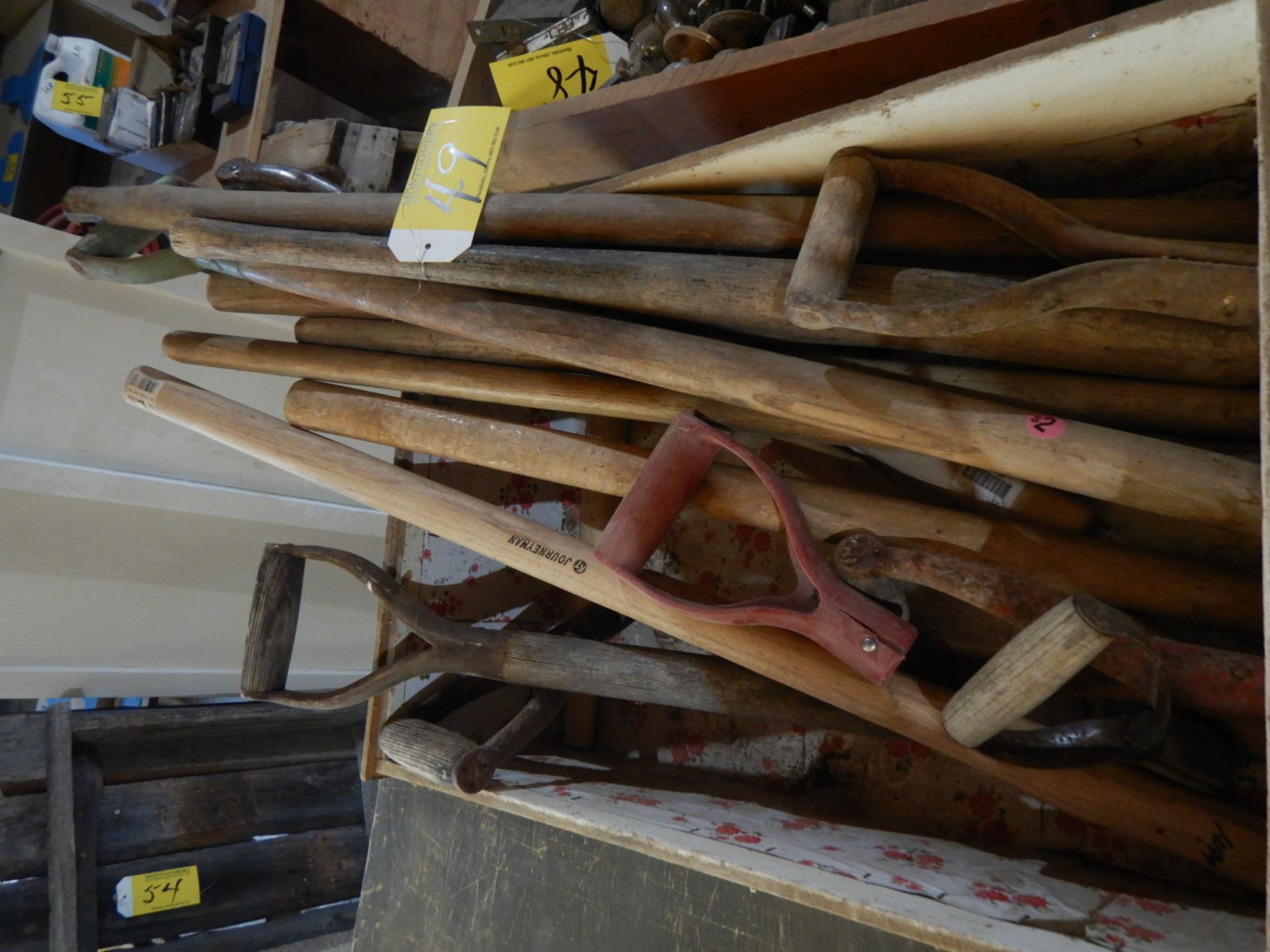 L/O SHOVEL & MALLET HANDLES, HAMMER HANDLES, ETC - Image 2 of 2