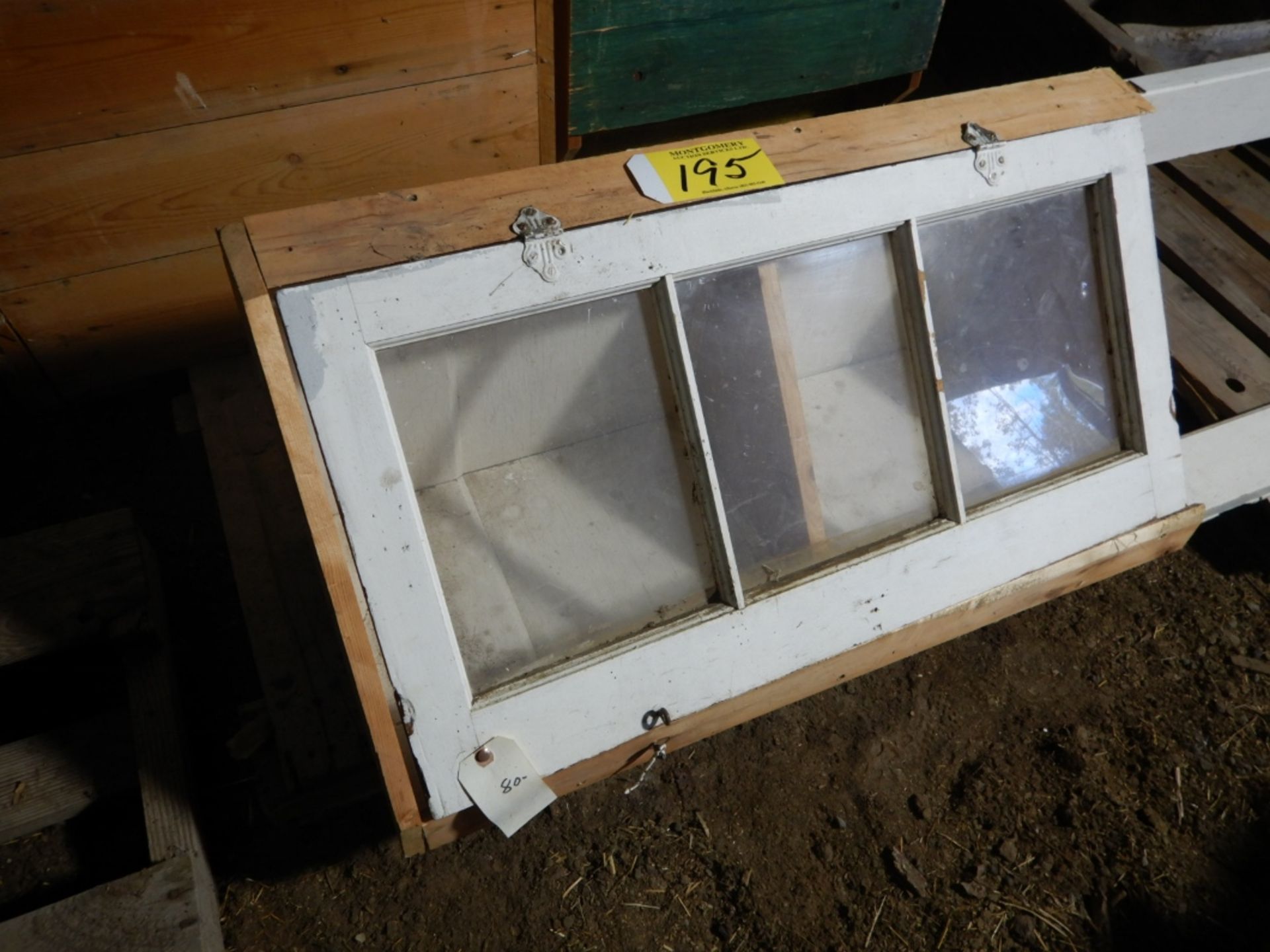 1-WOODEN CORNER SHELF W/GLASS DOOR, 1-WOOD BOX, BAT ROOST, ETC - Image 2 of 6