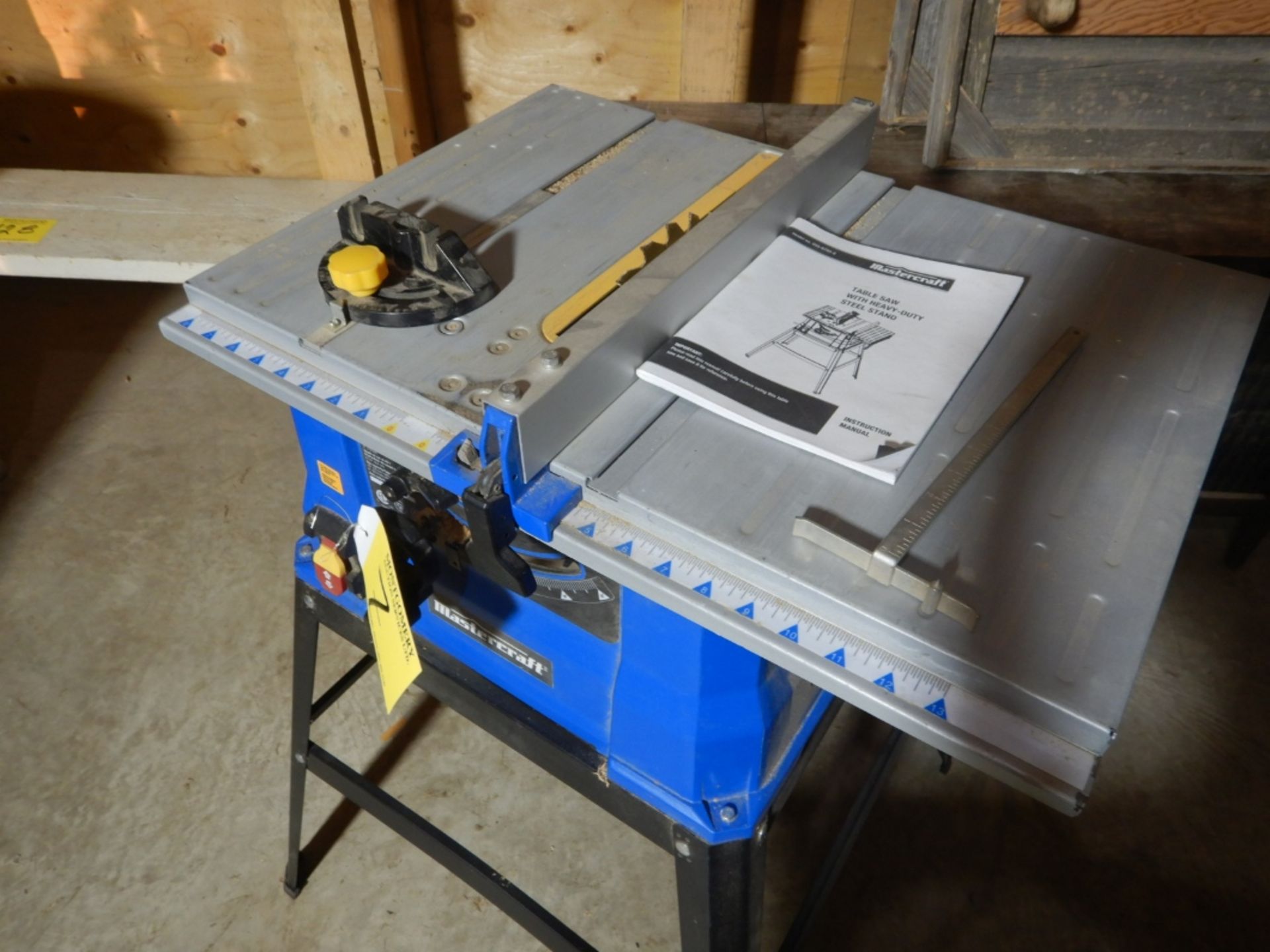 MASTERCRAFT TABLE SAW W/HD STEEL STAND - Image 3 of 4