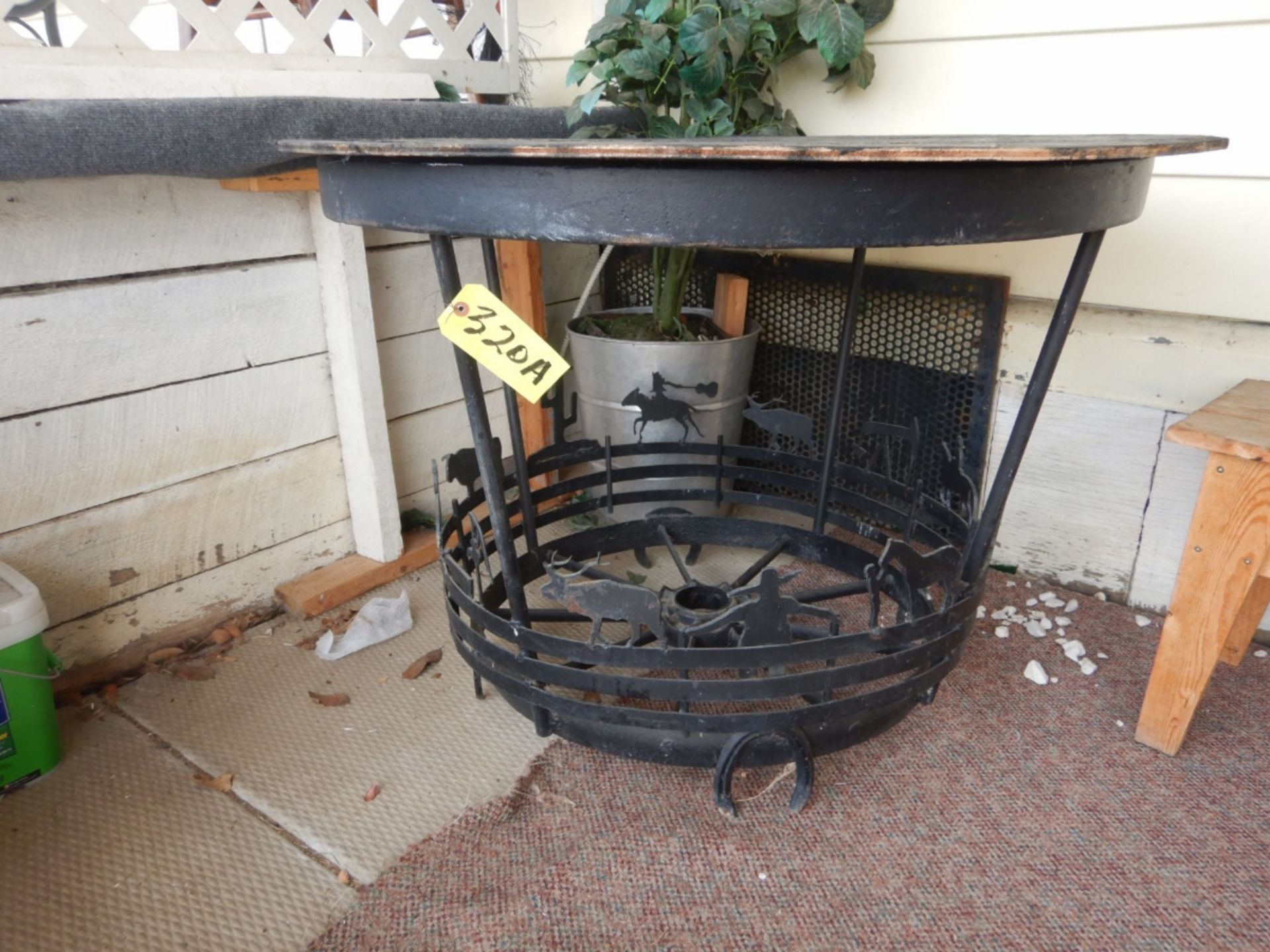 DECORATIVE STEEL 36" ROUND TABLE BASE