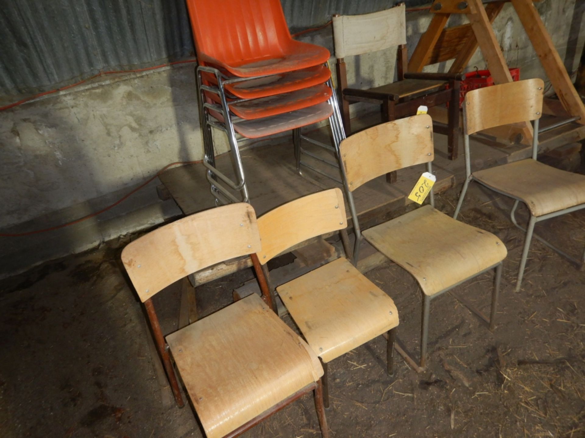 COLLECTION OF ASSORT OLD CHAIRS