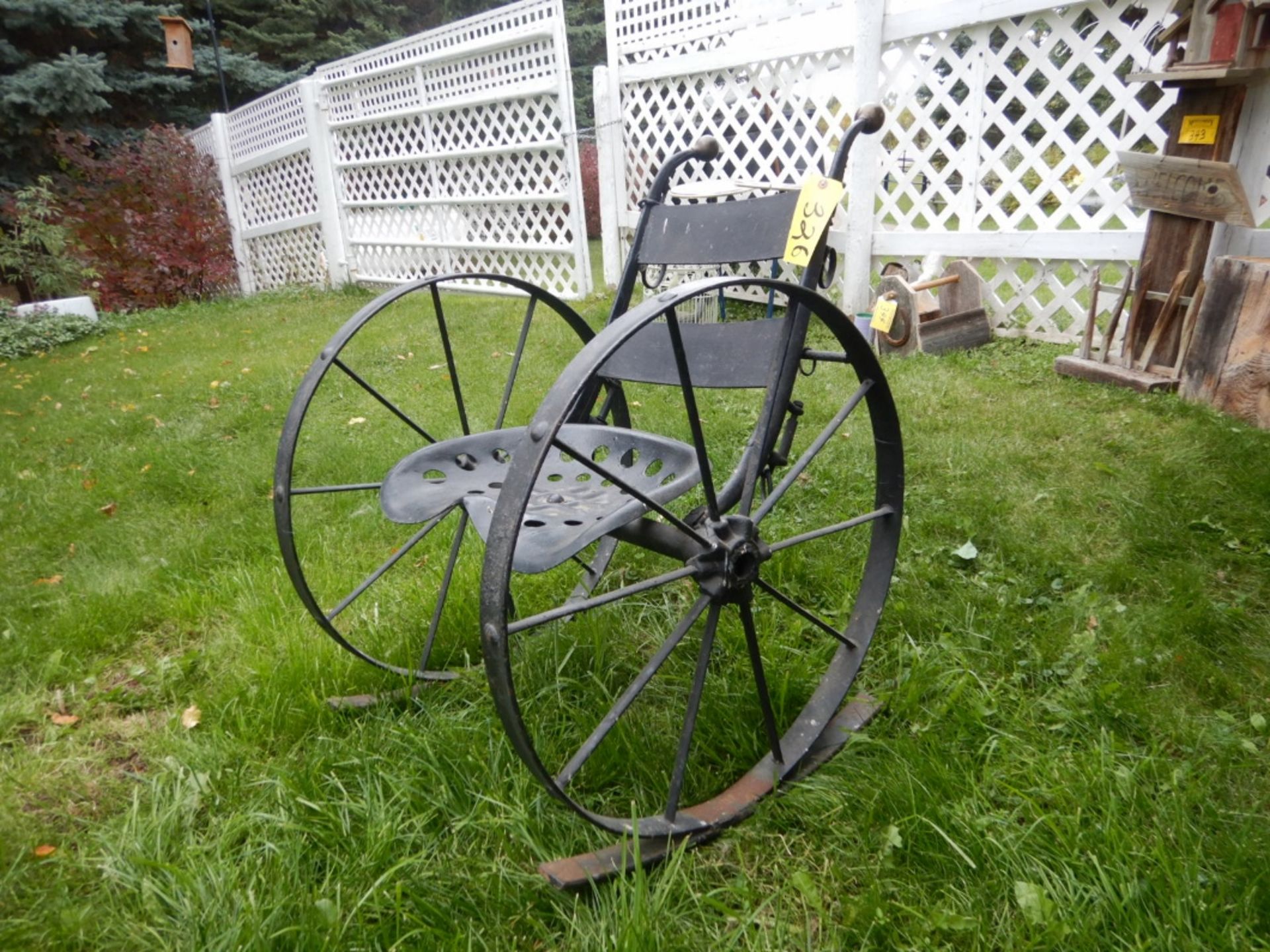 STEEL SHOP BUILT ROCKING CHAIR - Image 2 of 3