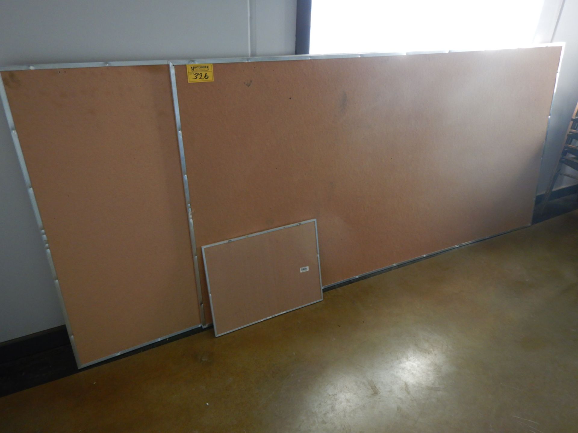 3-CORK BOARDS, 4FTX8FT, 4FTX6FT, 18INX24IN