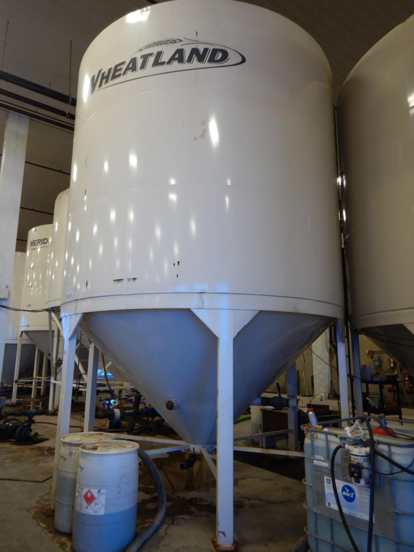 WHEATLAND M/N 1412EL SMOOTHWALL LIQUID HOPPER BIN, 18,449 GAL./2,084 BUSHEL, EPOXY LINED, W/ LADDER, - Image 4 of 6