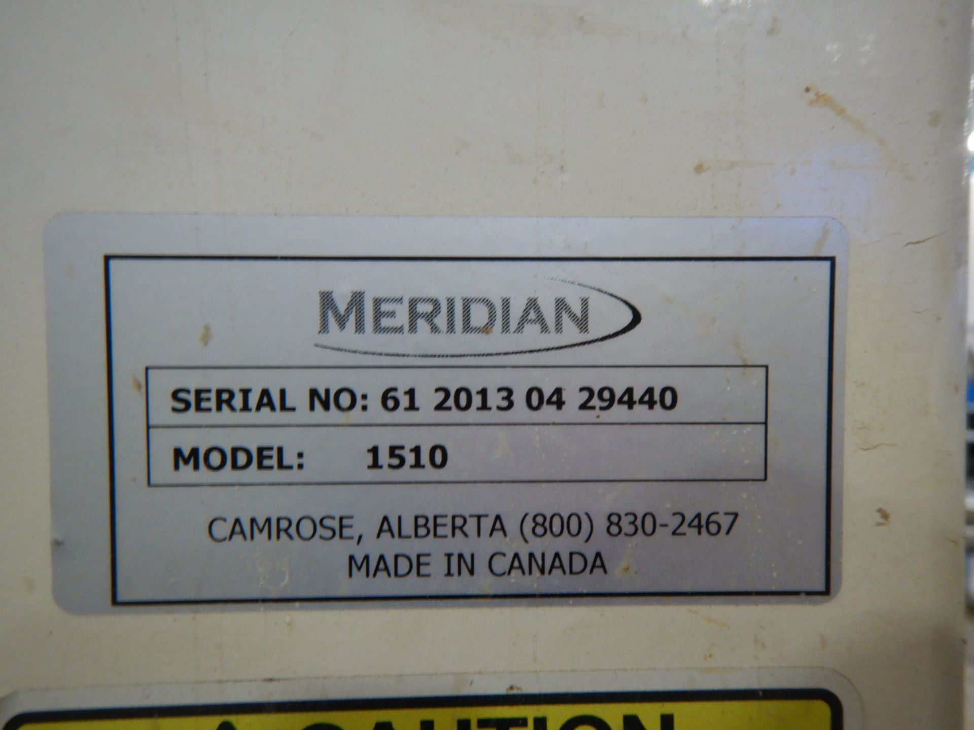 MERIDIAN M/N 1510L CUSTOM FABRICATED ENGINEERED PAINTED BIN, EPOXY LINED, W/LADDER, 18,500 GAL./2, - Image 8 of 8