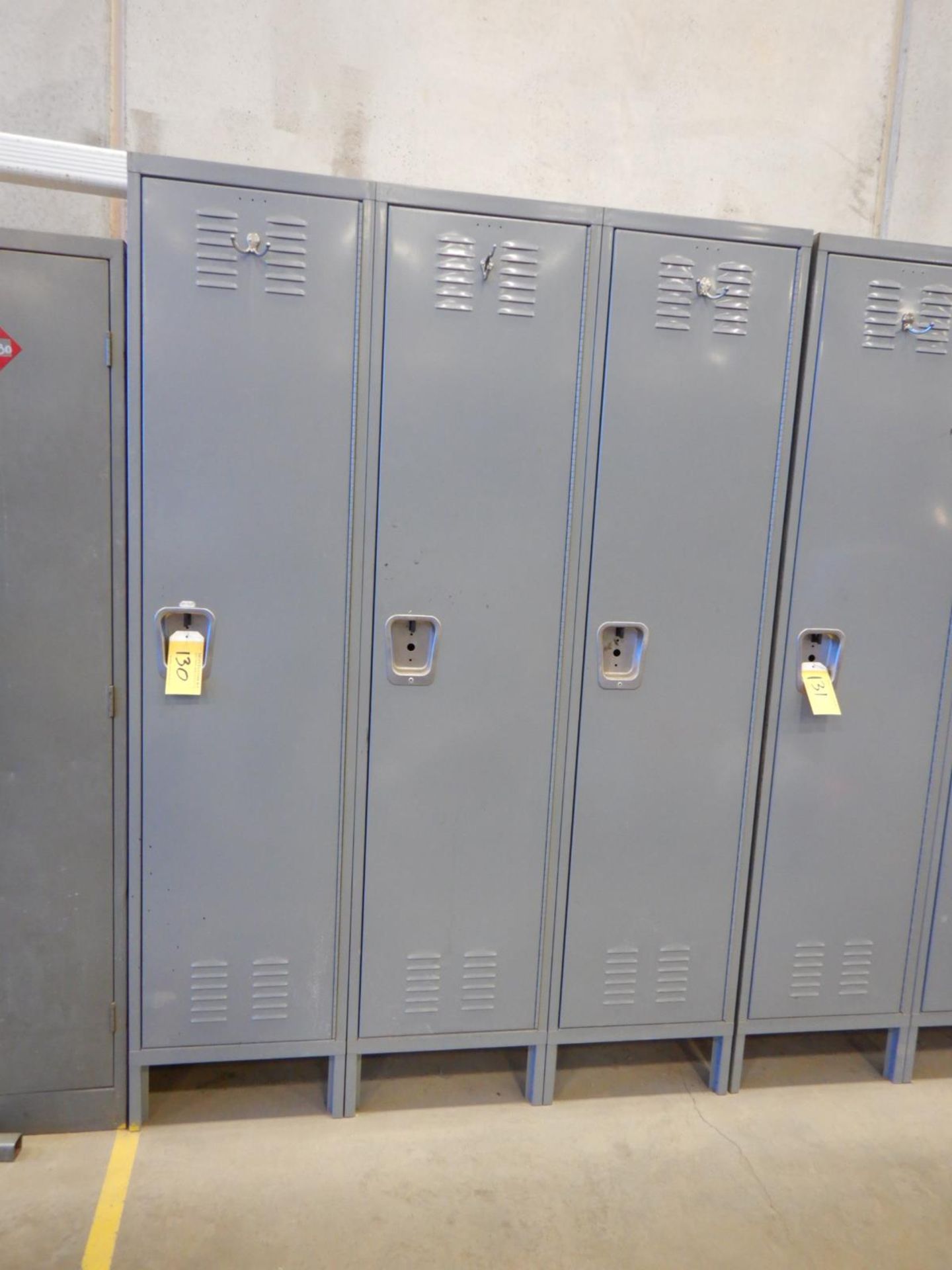 SET OF 3 CLOTHING LOCKERS - 16IN W X 20 IN D X 72IN H