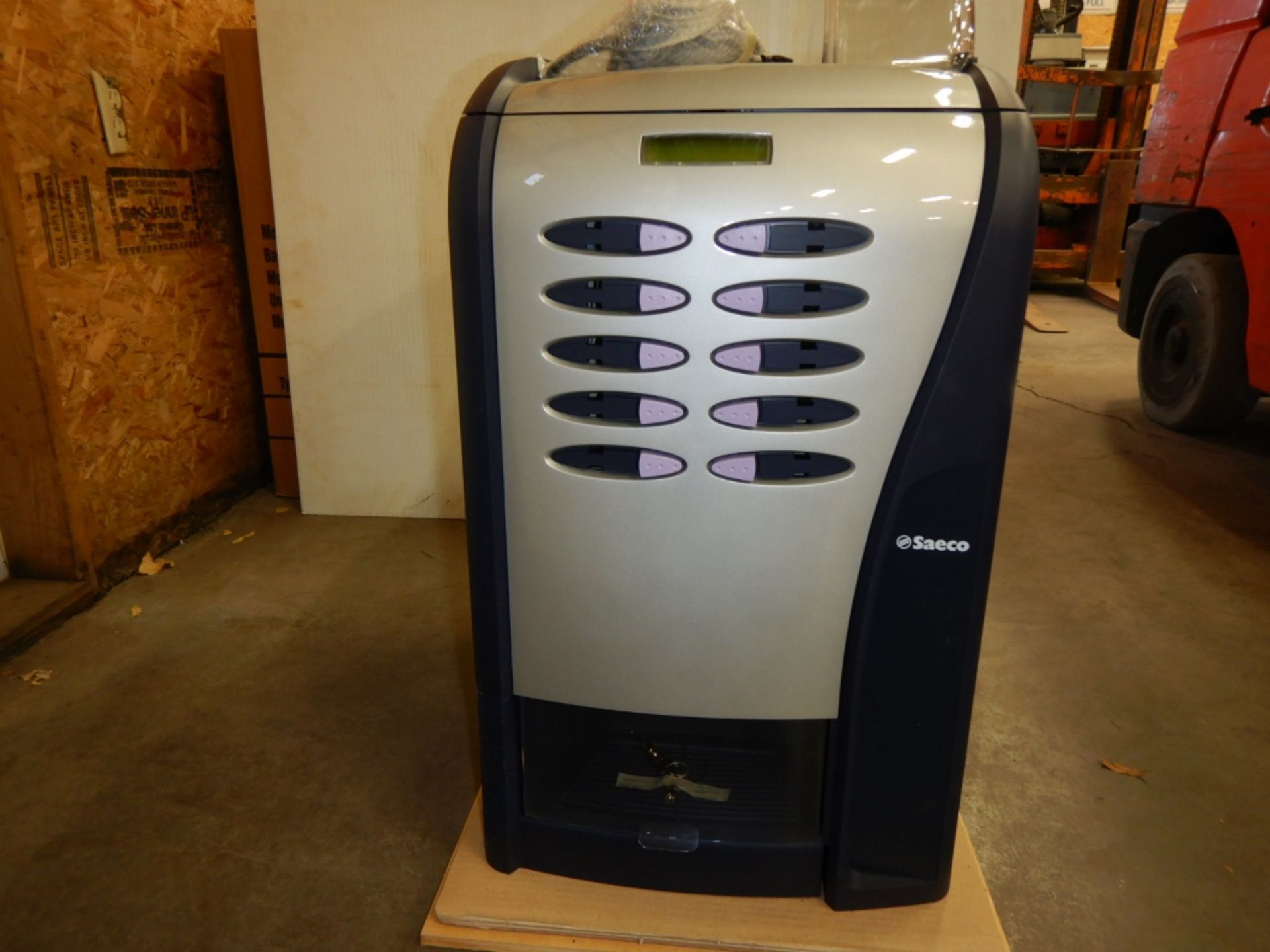 SAECO SG200 VENDING MACHINE FOR HOT BEVERAGES W/ BASE CABINET MB. - Image 2 of 13