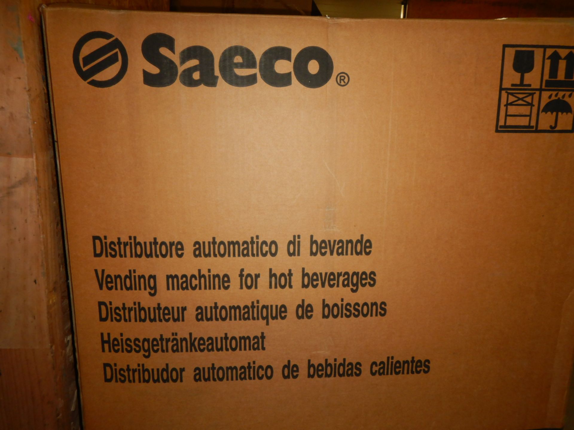 SAECO SG200 VENDING MACHINE FOR HOT BEVERAGES W/ BASE CABINET MB. - Image 10 of 13