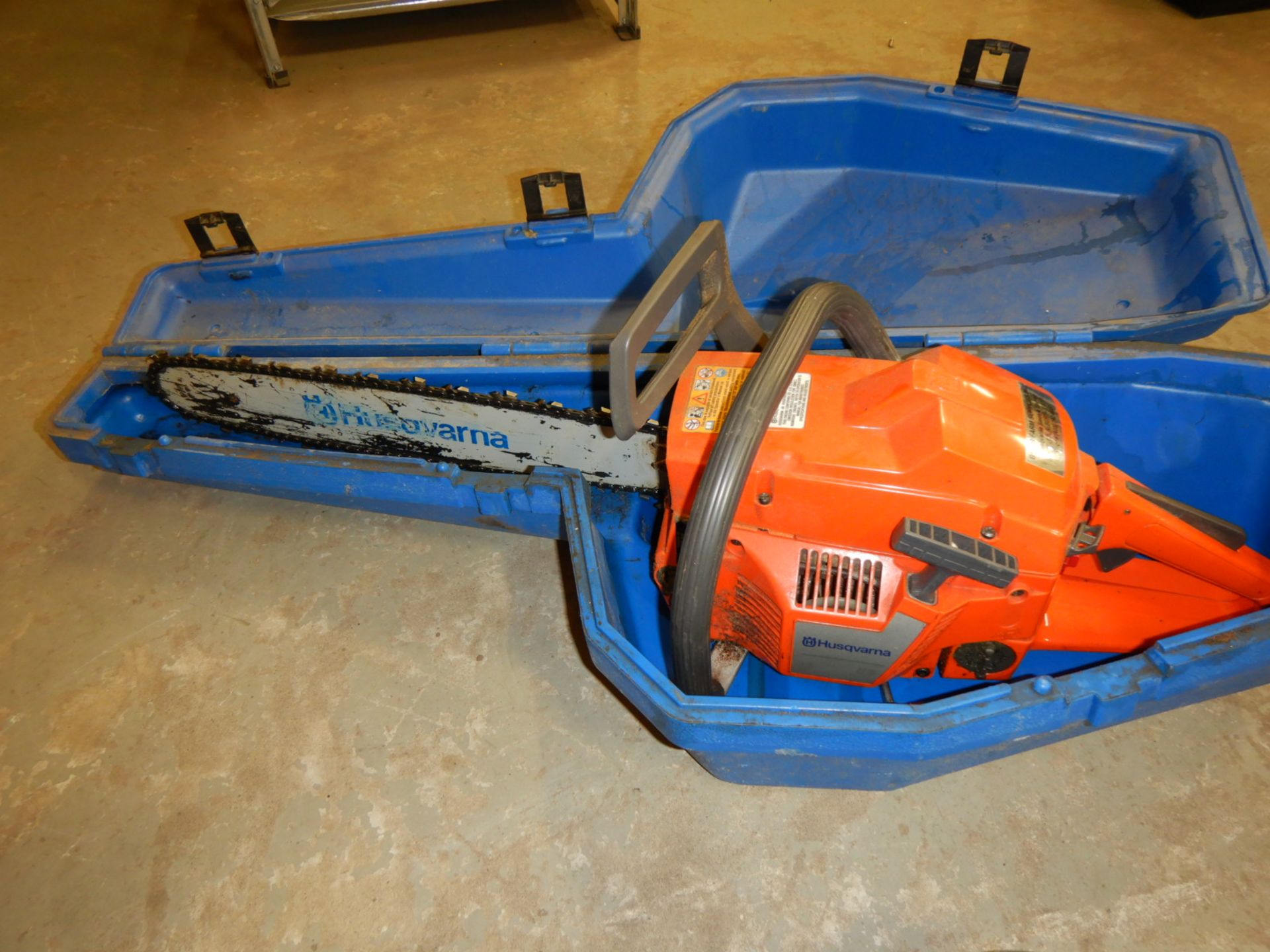 B46 HUSQVARNA 55 CHAIN SAW W/CASE