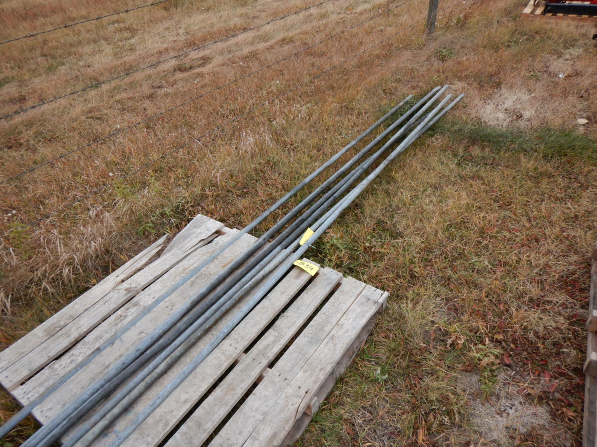 L/O GALVANIZED PIPE FOR CHAIN LINK FENCE TOP RAIL - Image 2 of 2