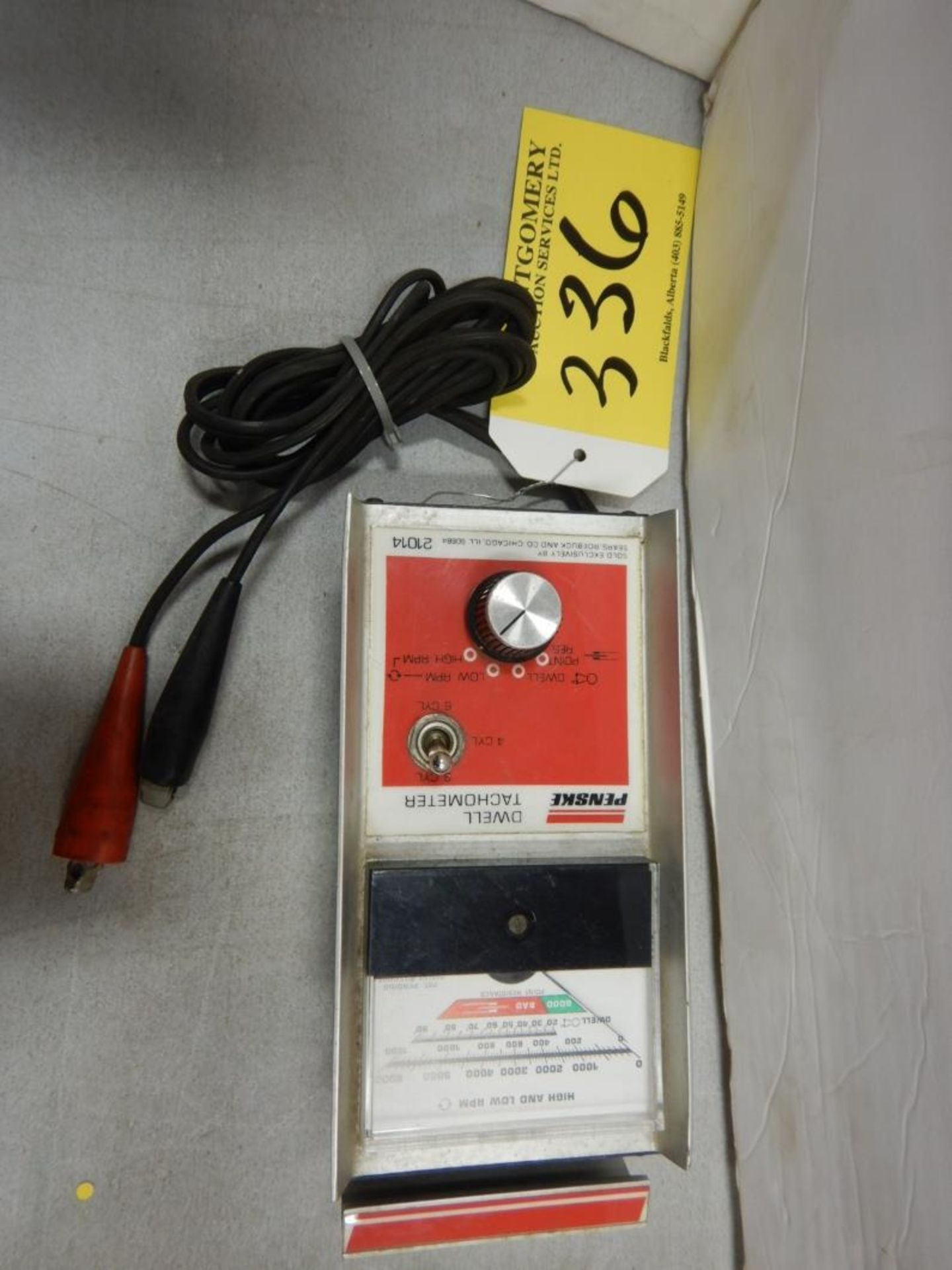 SNAP-ON TIMING AND ADVANCE LIGHT AND PENSKE DWELL TACHOMETER