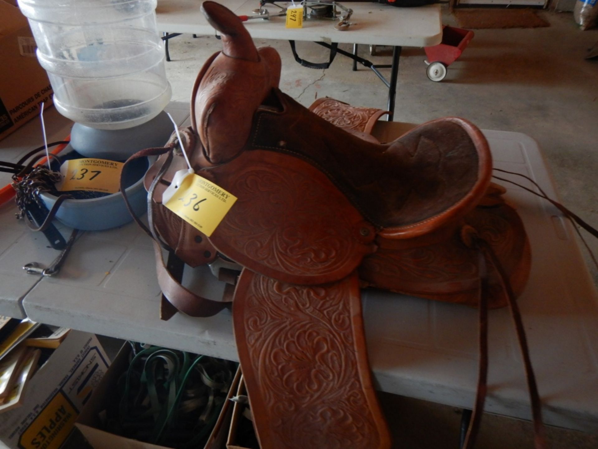 WESTERN PLEASURE SADDLE BY WESTERN RAWHIDE - Image 2 of 7