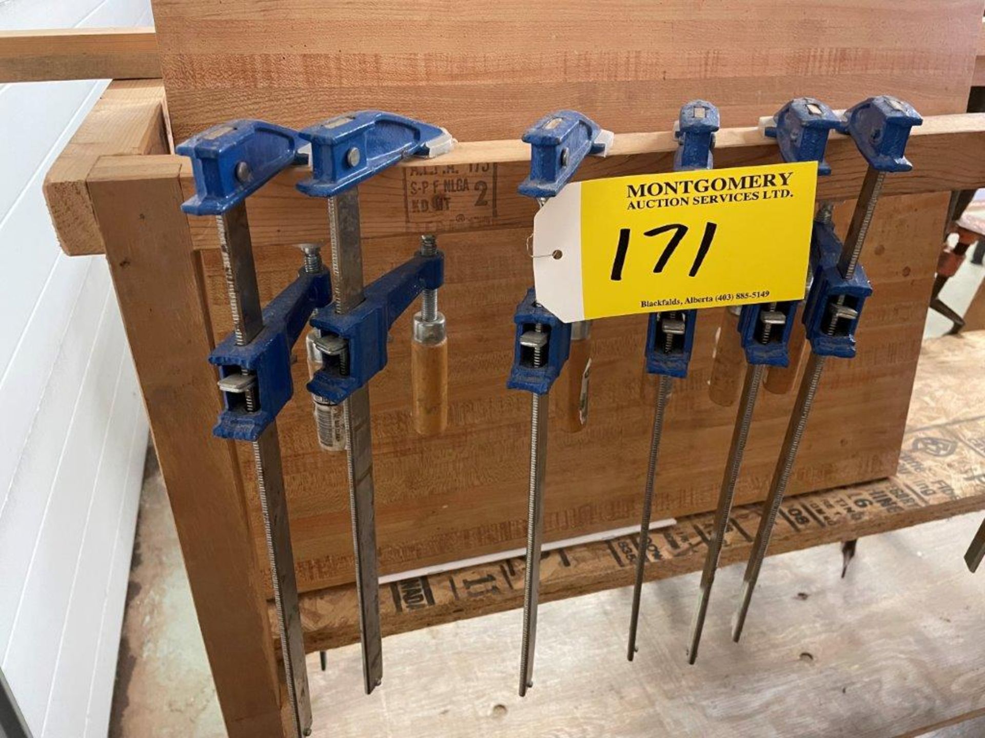 6-ASSORTED BAR CLAMPS