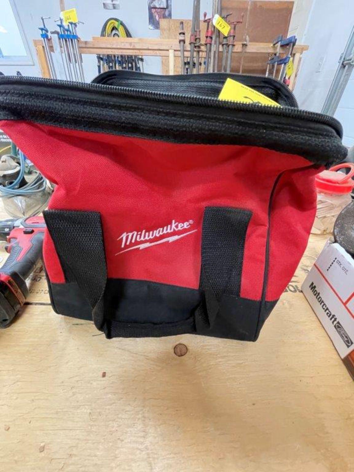 MILWAUKEE 3/8IN DRILL, IMPACT DRIVER, CHARGER, TOOL BAG - Image 3 of 4