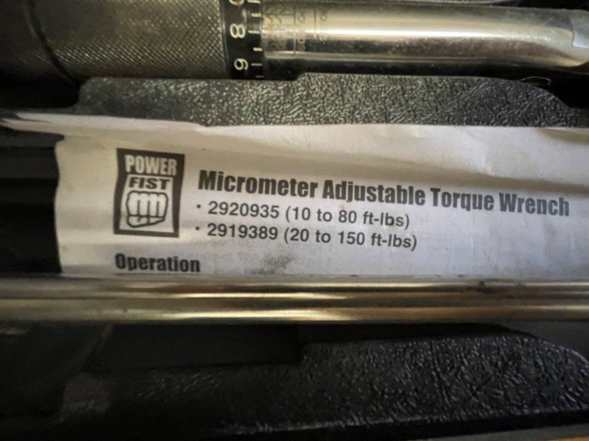 POWERFIST TORQUE WRENCH 80-150FT/LBS - Image 2 of 2