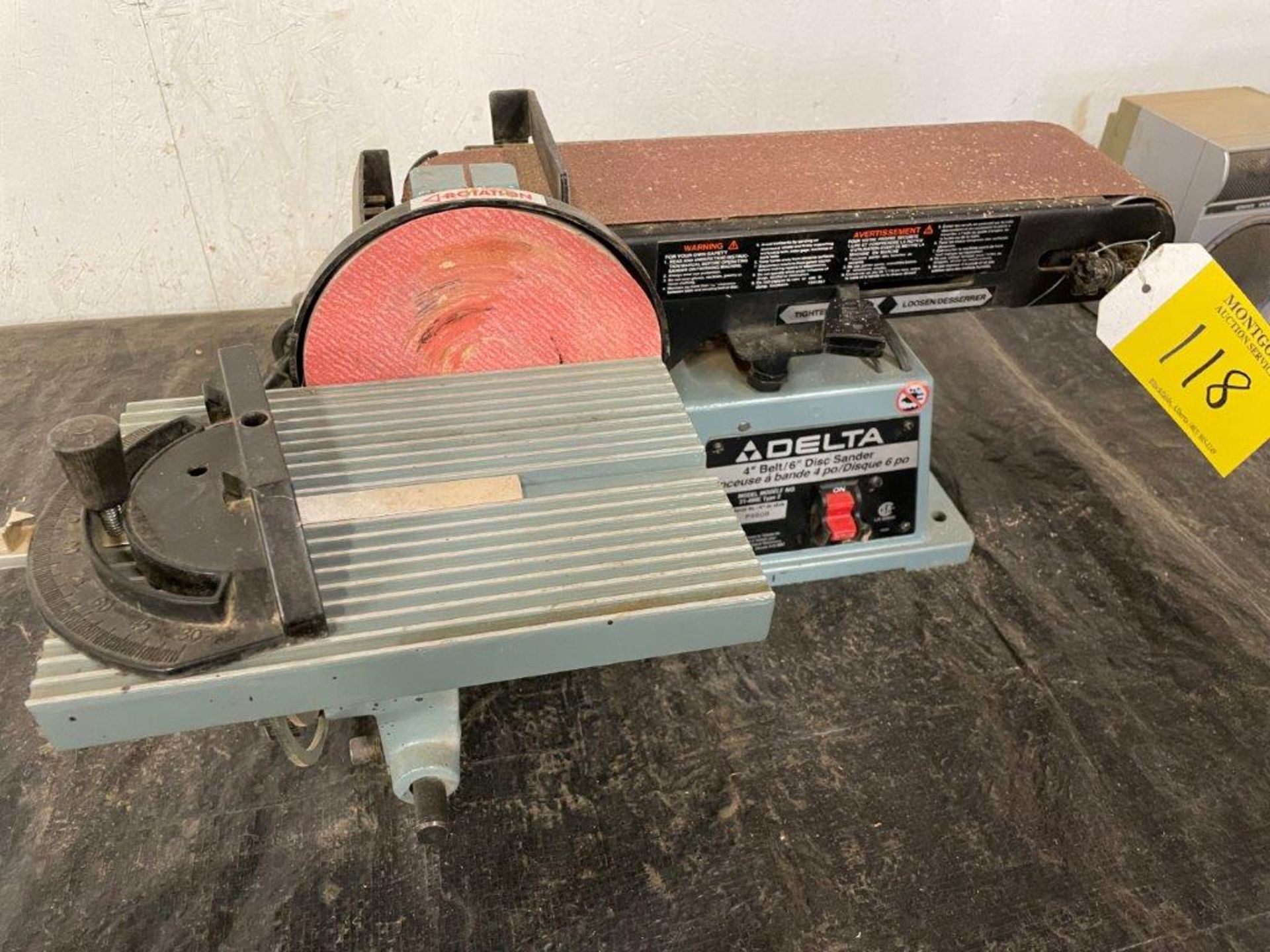 DELTA 4IN BELT/DISC SANDER MOD. 31-460C