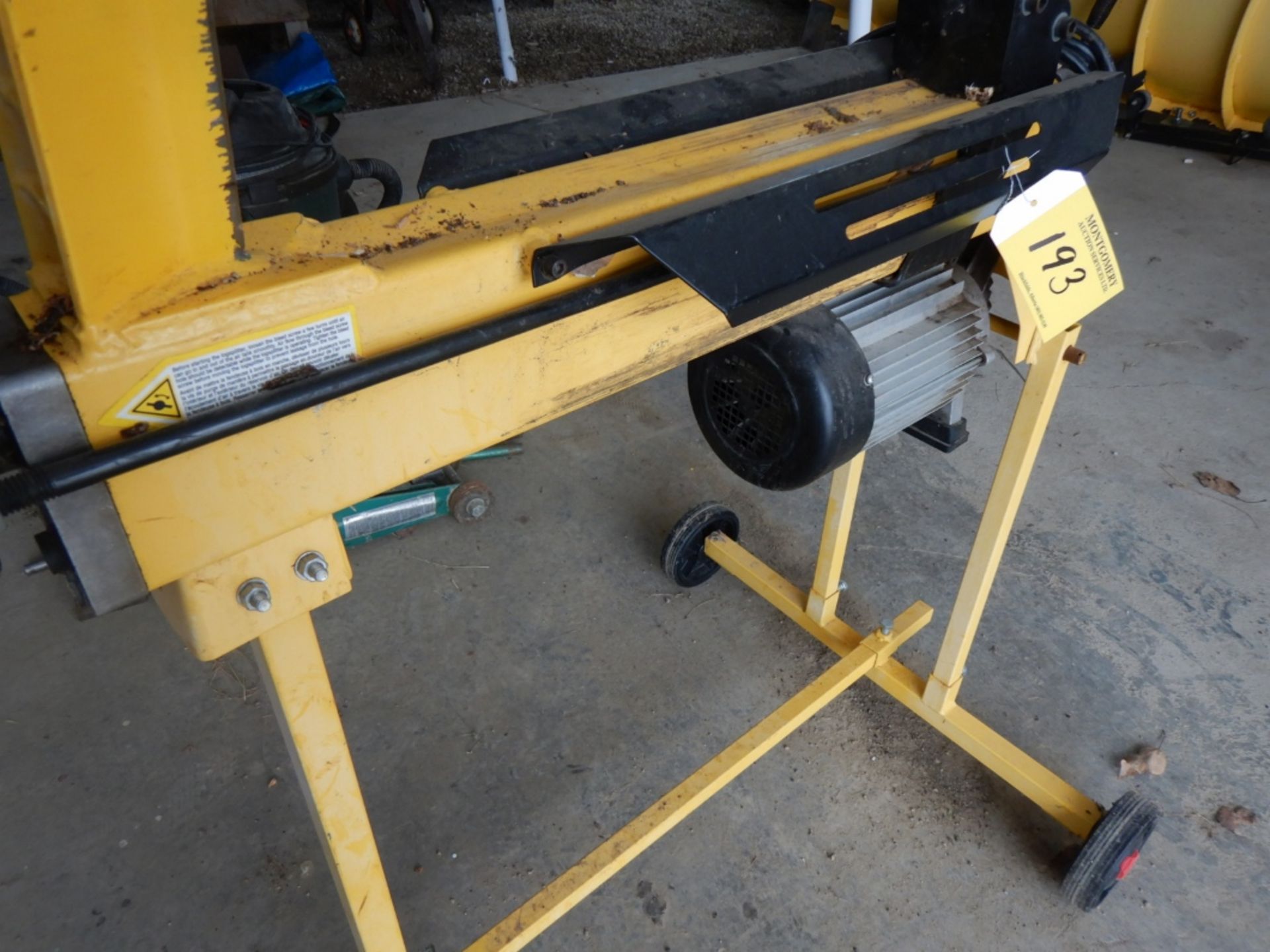 ELEC. LOG SPLITTER, 4-TON CAPACITY - Image 2 of 2