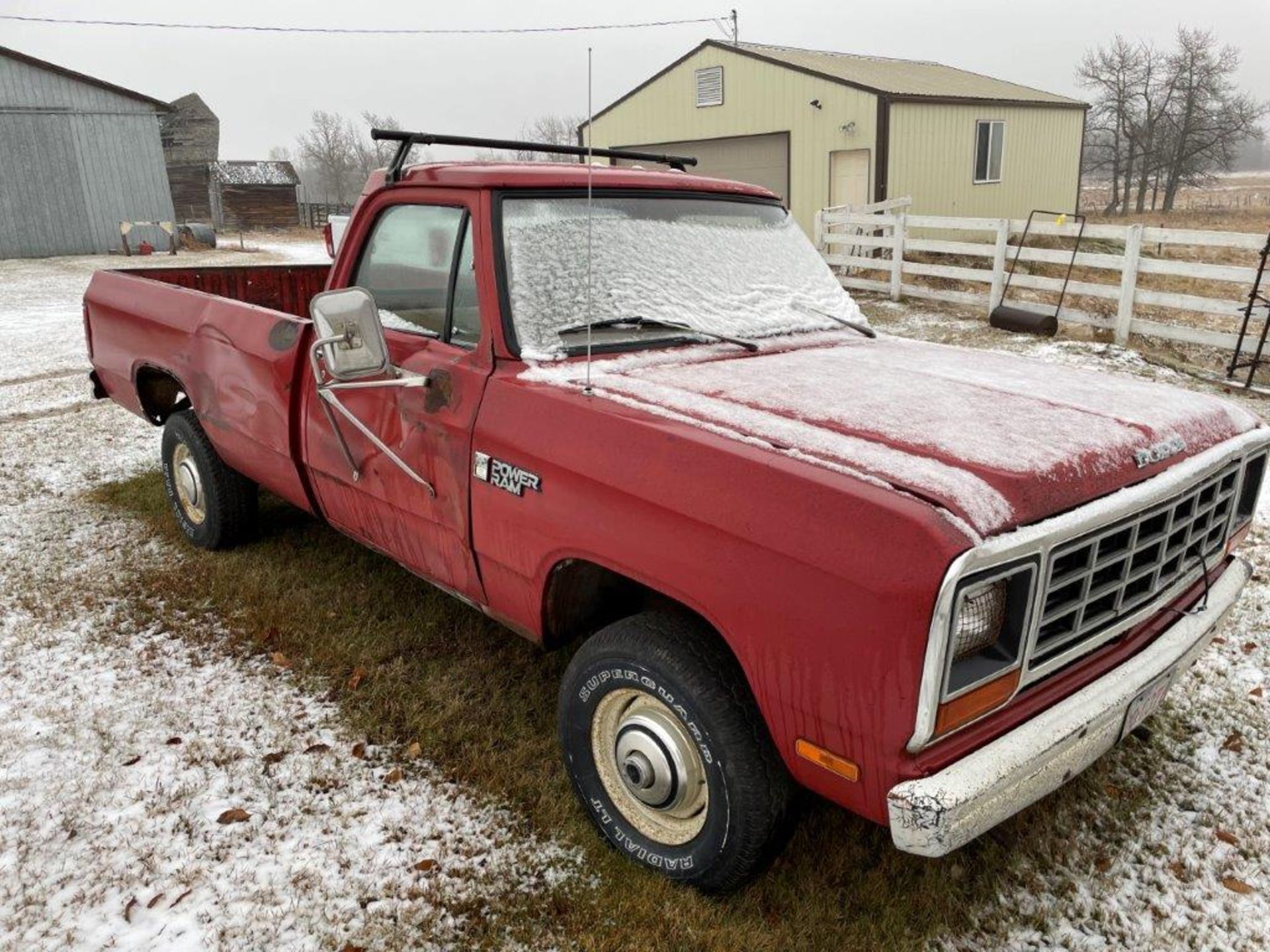 1980 DODGE POWER RAM P/U TRUCK, REG. CAB, 8FT BOX, 4X4, RUNNING CONDITION - Image 4 of 9