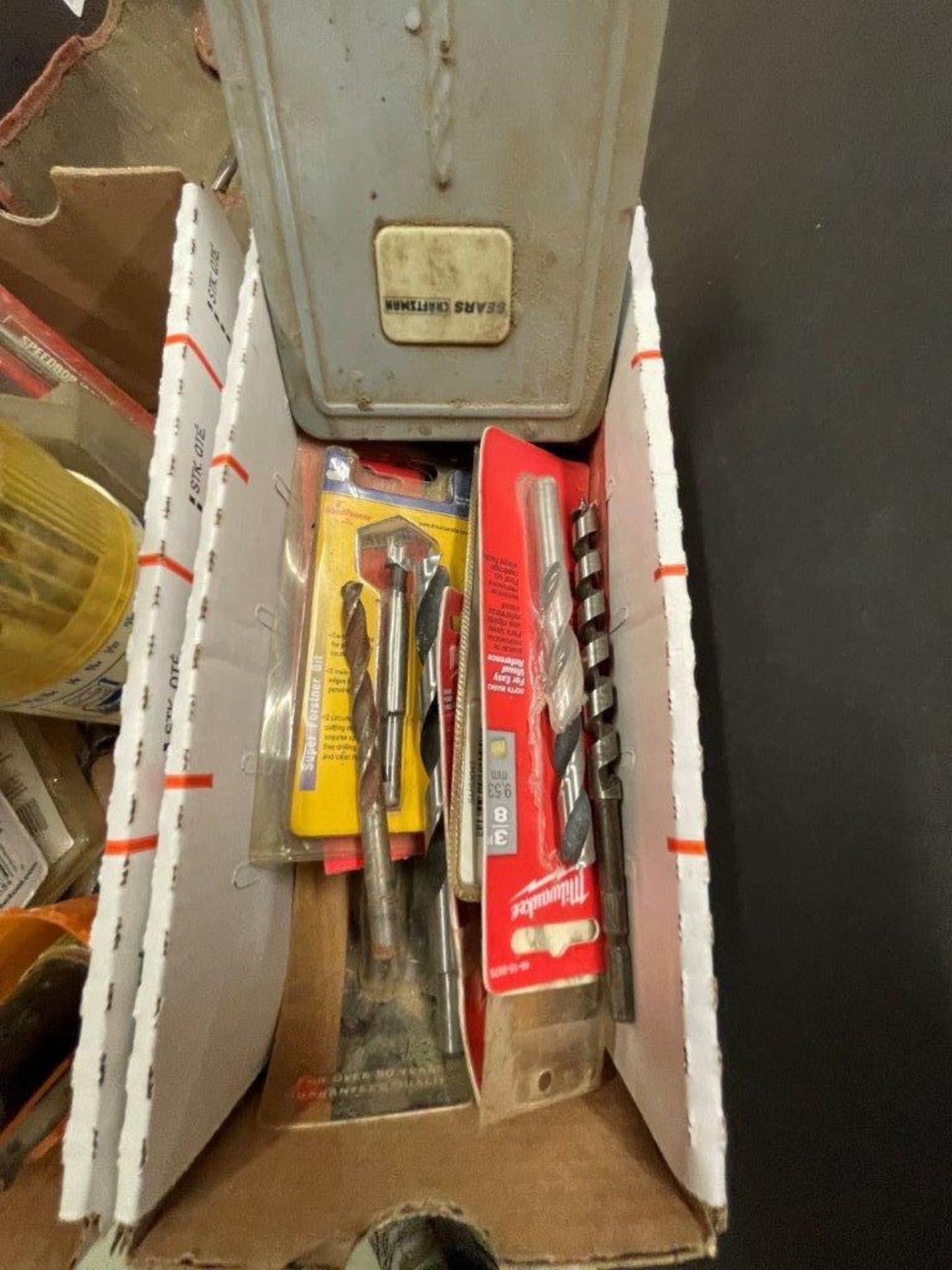 2-BOXES OF ASSORTED DRILL BITS, SPADE BITDS, AND NUT DRIVERS - Image 3 of 4