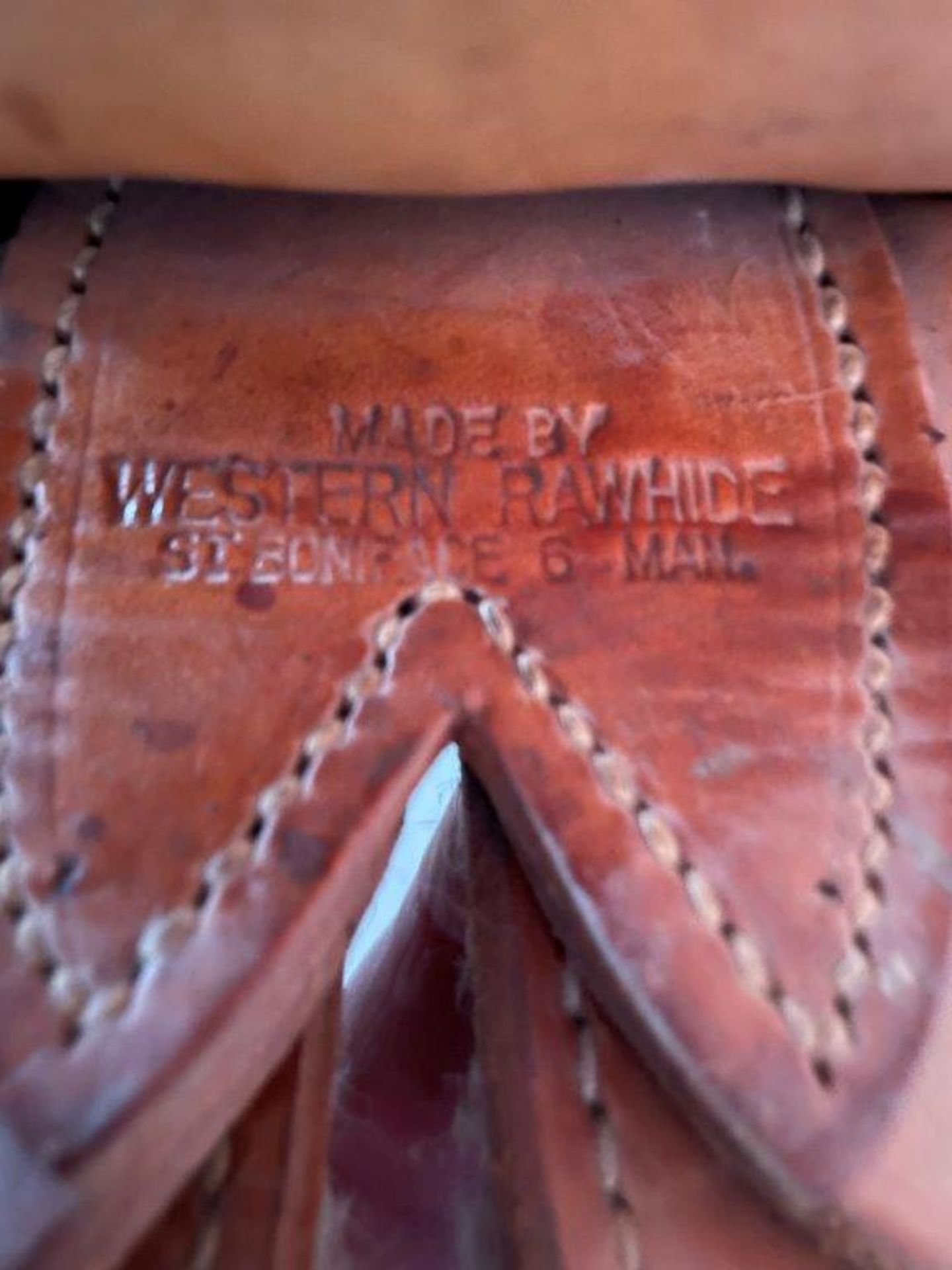 WESTERN PLEASURE SADDLE BY WESTERN RAWHIDE - Image 7 of 7