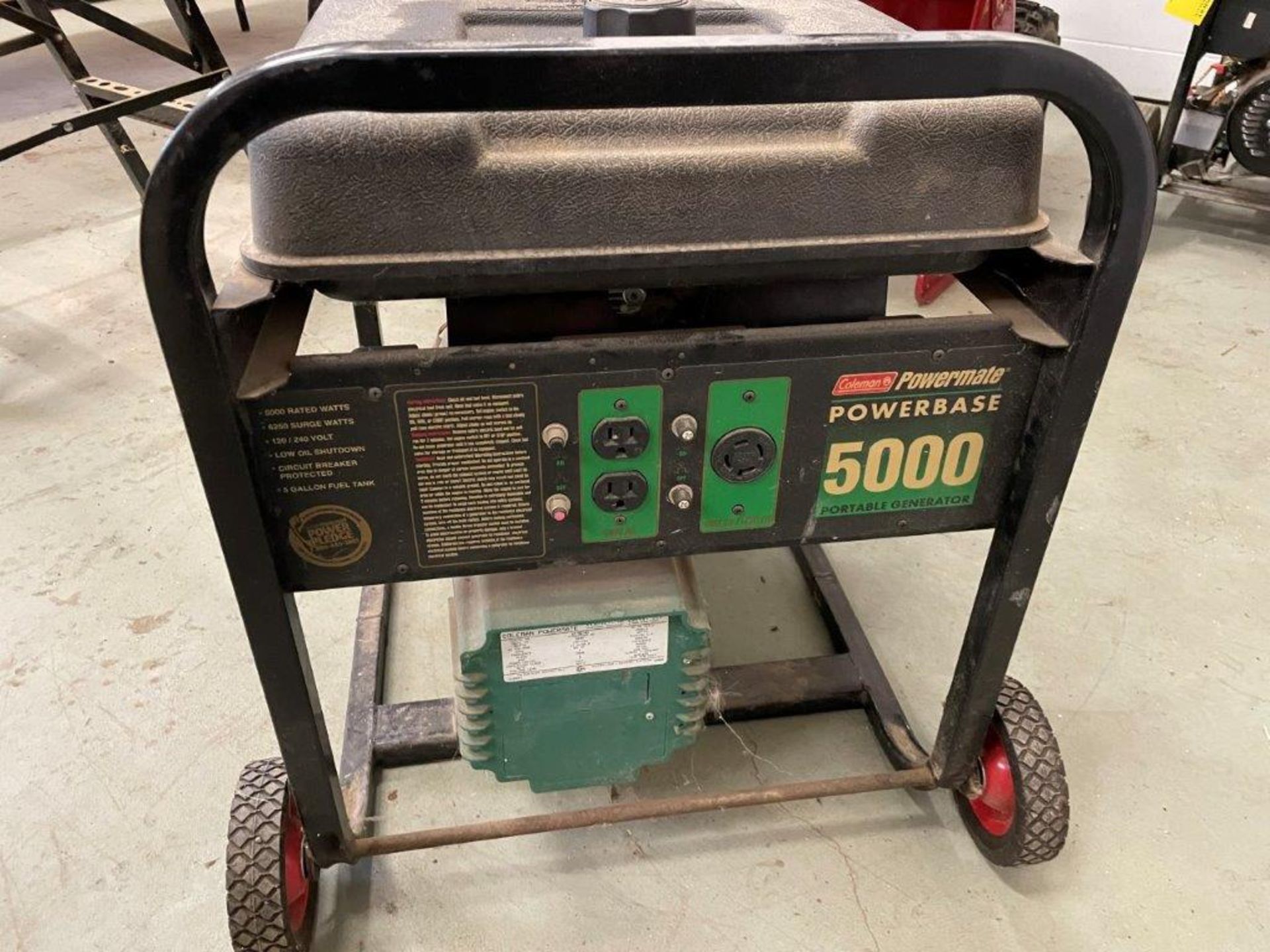 COLEMAN POWERMATE 5000 GENERATOR - Image 3 of 3