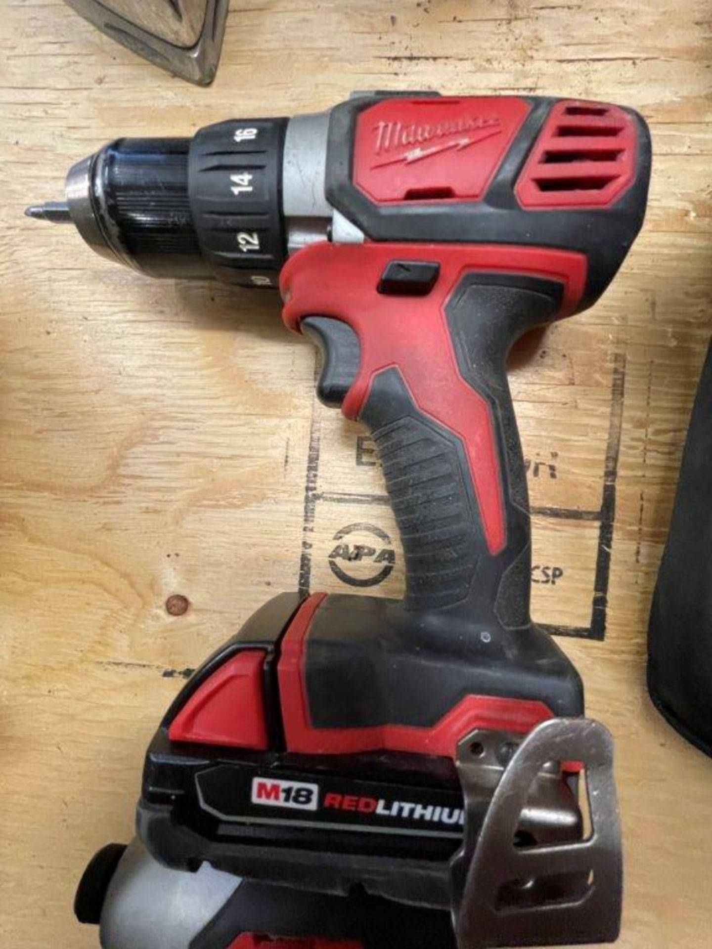 MILWAUKEE 3/8IN DRILL, IMPACT DRIVER, CHARGER, TOOL BAG