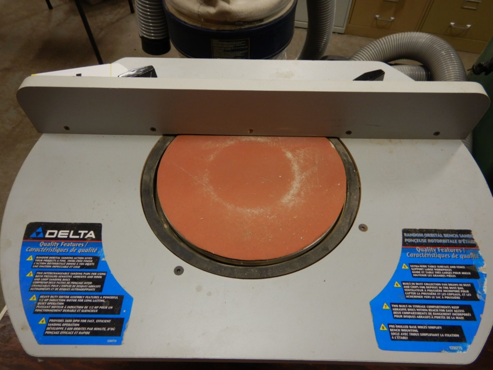 DELTA RANDOM ORBITAL BENCH SANDER - Image 3 of 3