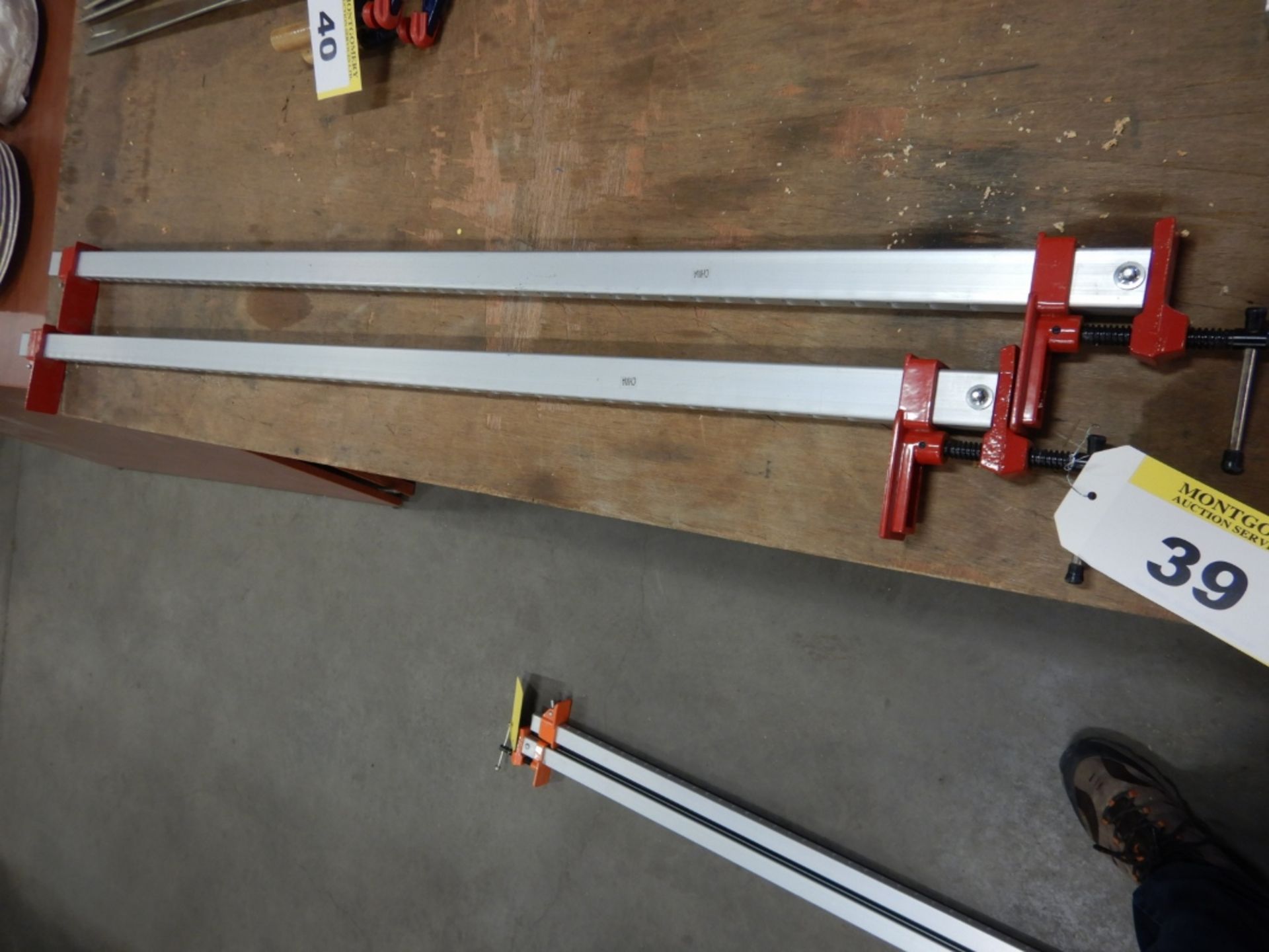 2-50IN ALUMINUM BAR CLAMPS