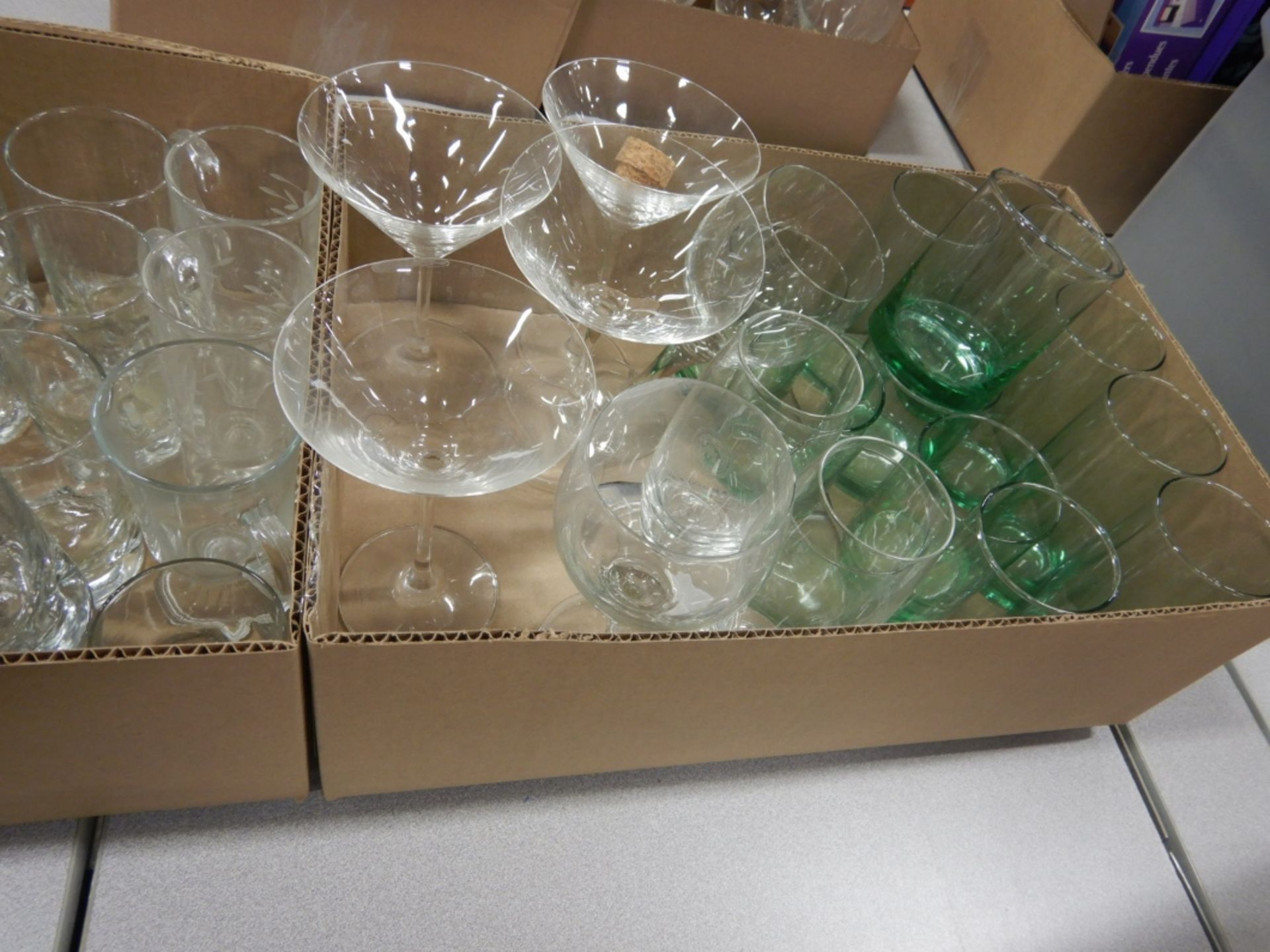 L/O KITCHEN GLASSES AND STEMWARE, COFFEE MUGS, ETC - Image 2 of 3