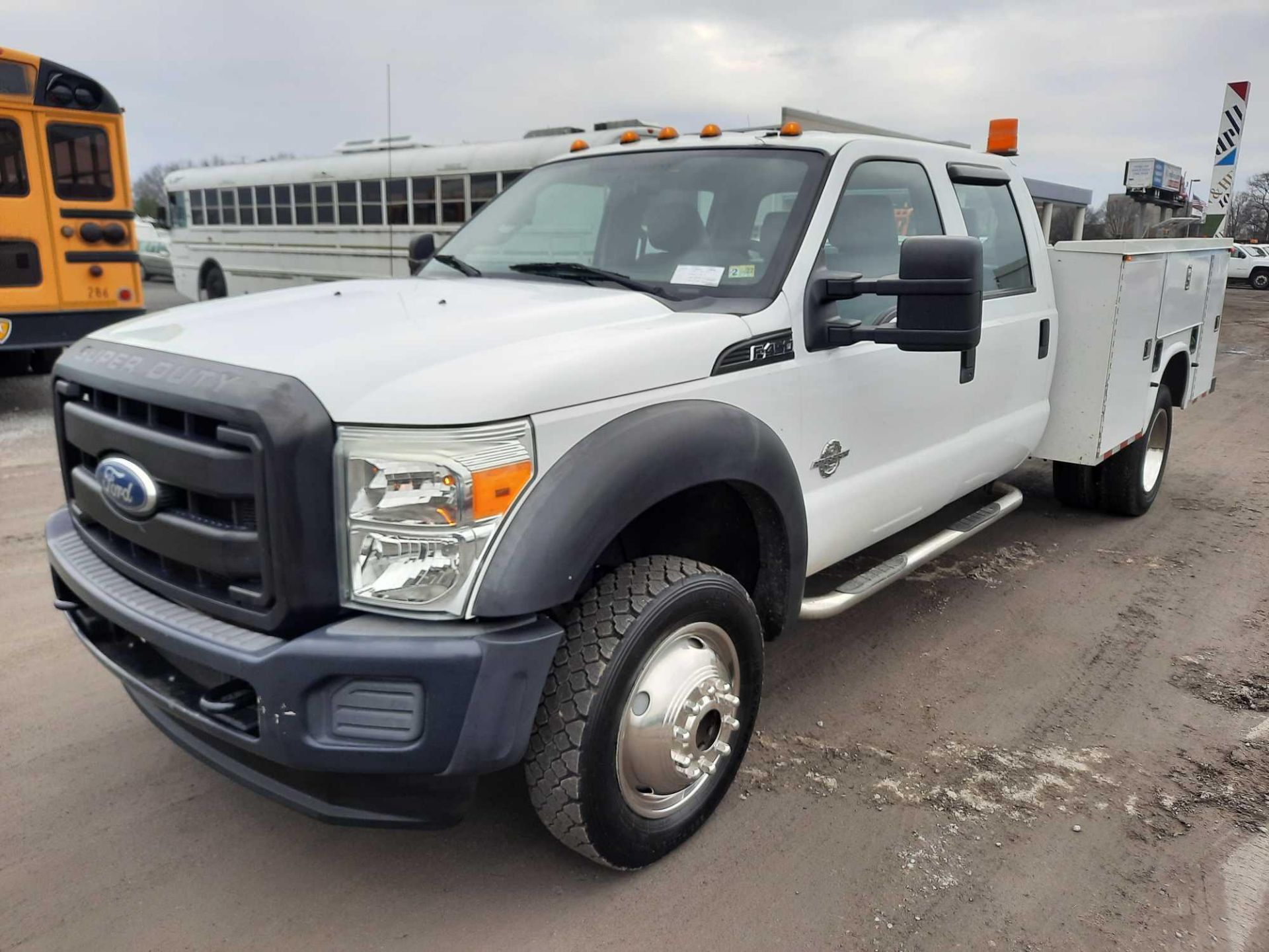 2011 FORD F450 DUALLY 4X4 SERVICE TRUCK