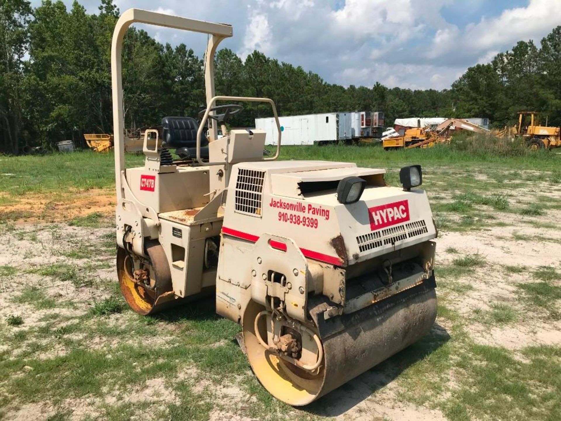 1999 HYPAC C747B TANDEM VIBRATORY ROLLER - Image 2 of 4