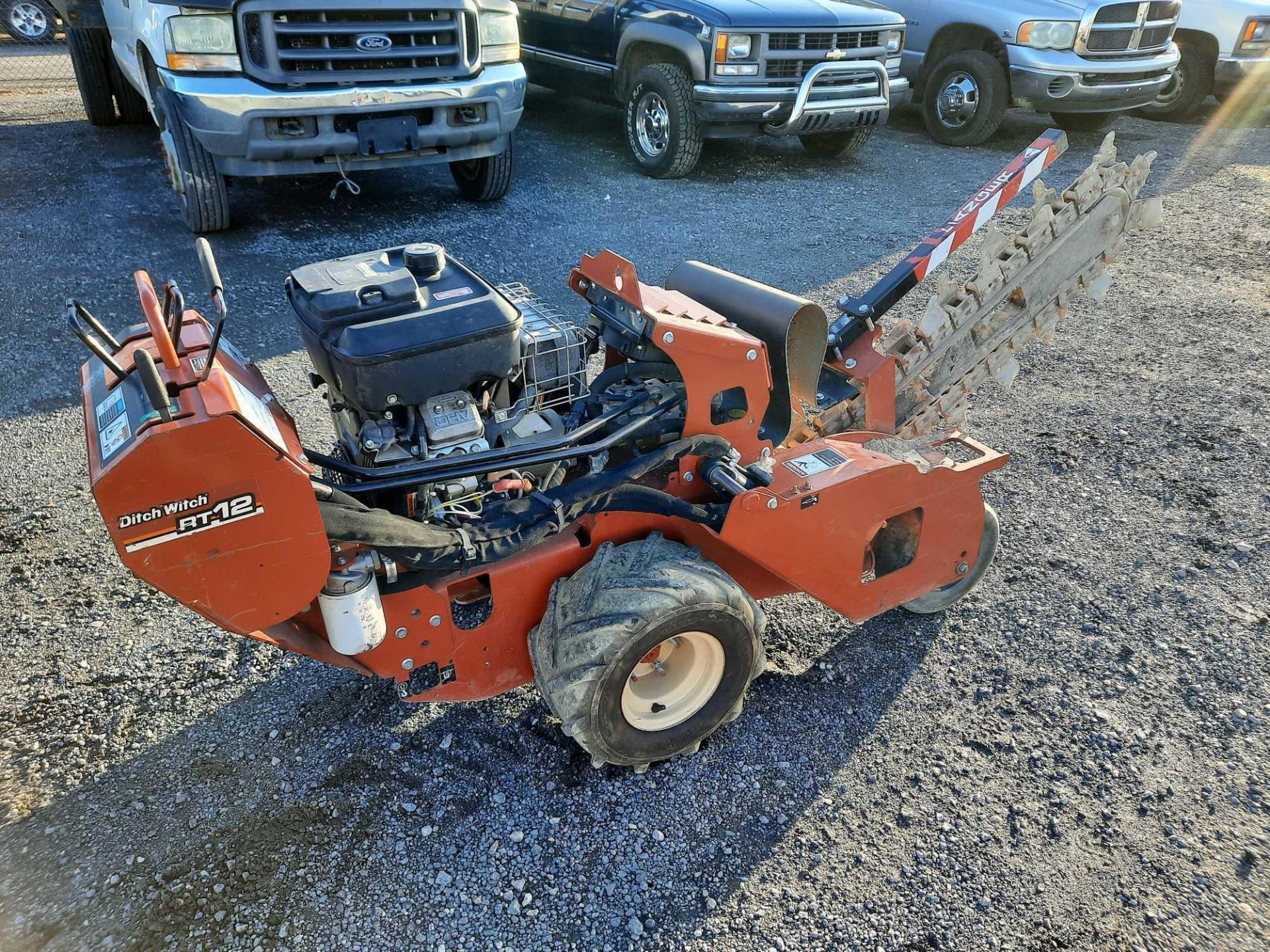 2012 DITCH WITCH RT12 WALK BEHIND TRENCHER