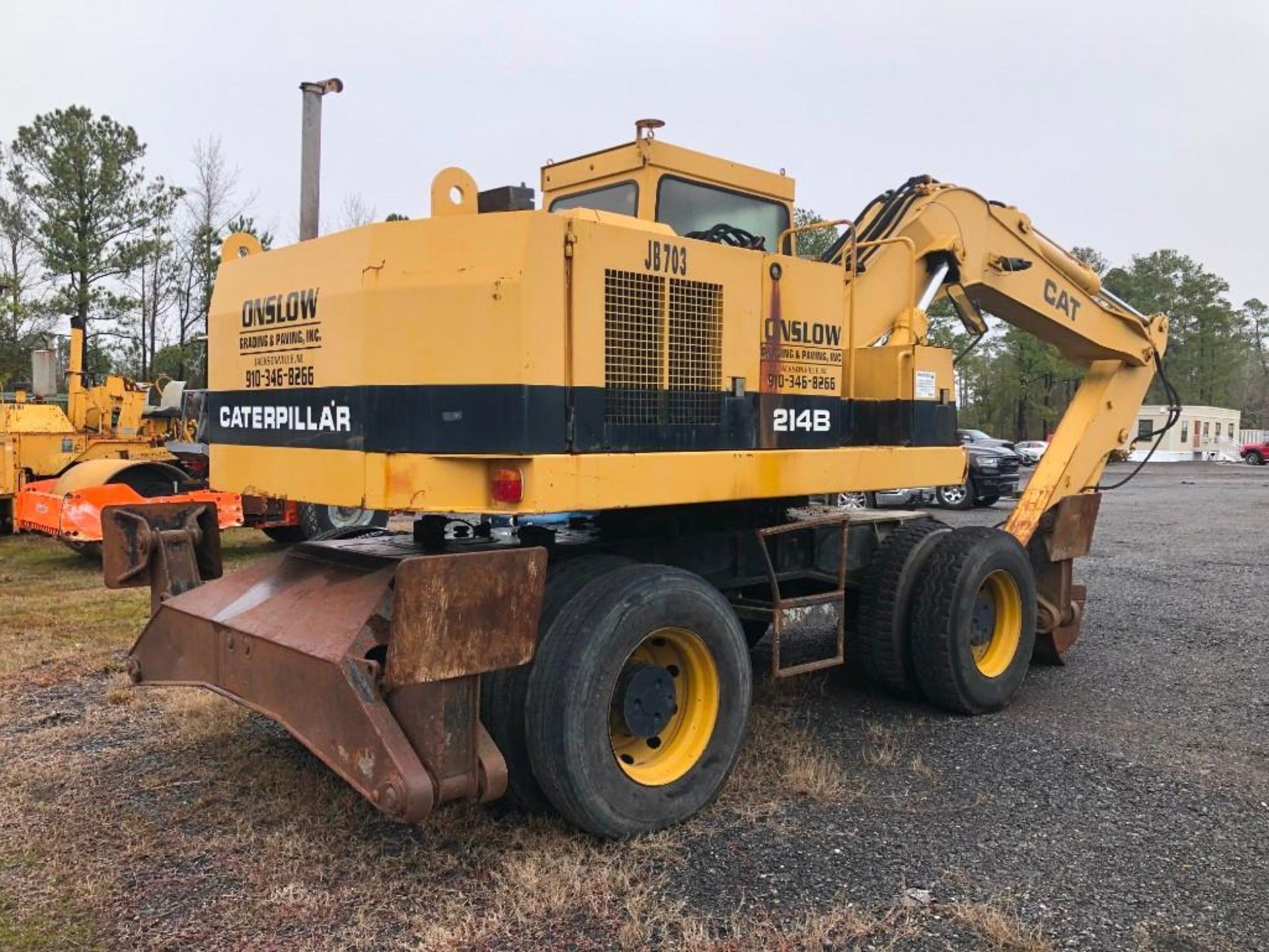 1993 CATERPILLAR 214B MOBILE EXCAVATOR (UNIT #JB703) - Image 3 of 4