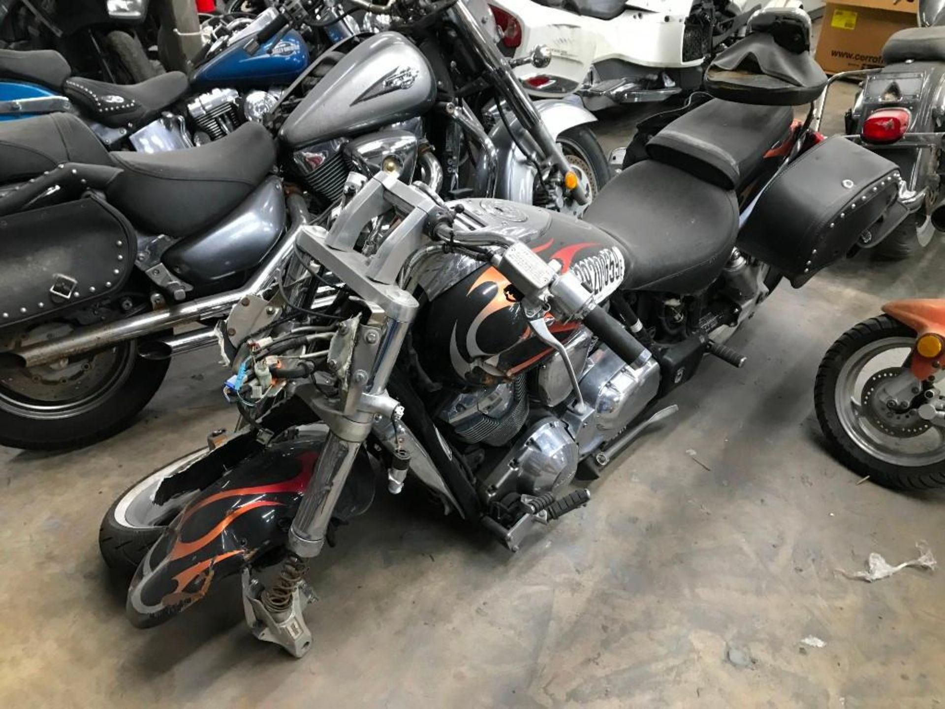 2006 HONDA VTX1800C2 MOTORCYCLE (PARTS ONLY) - Image 9 of 18