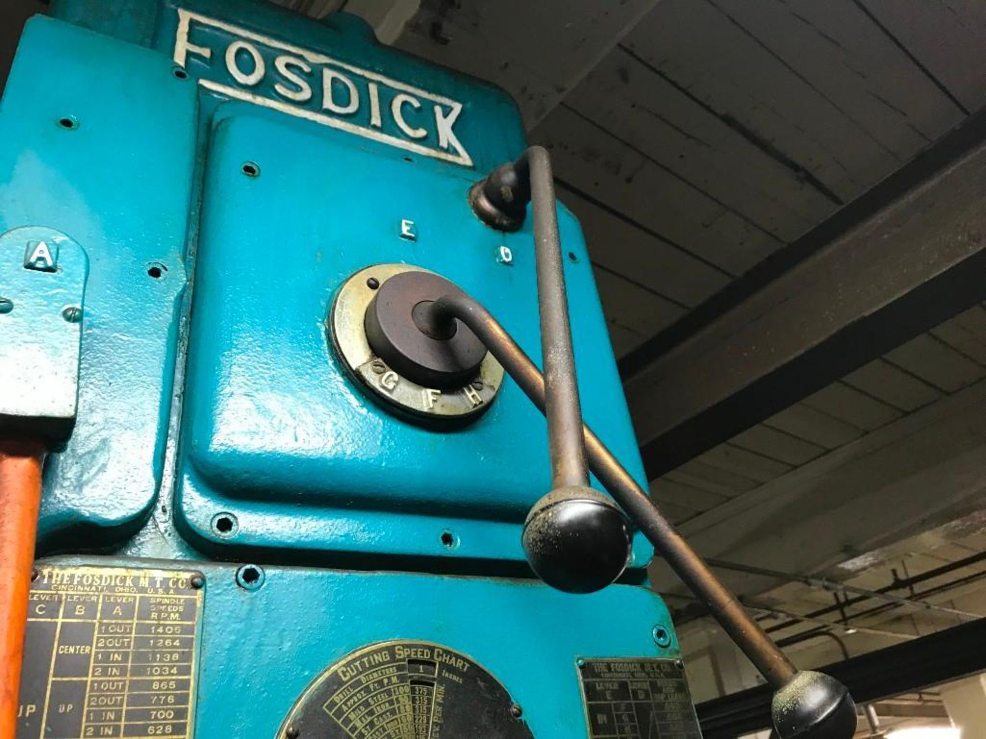 FOSDICK INDUSTRIAL RADIAL ARM DRILL - Image 8 of 22