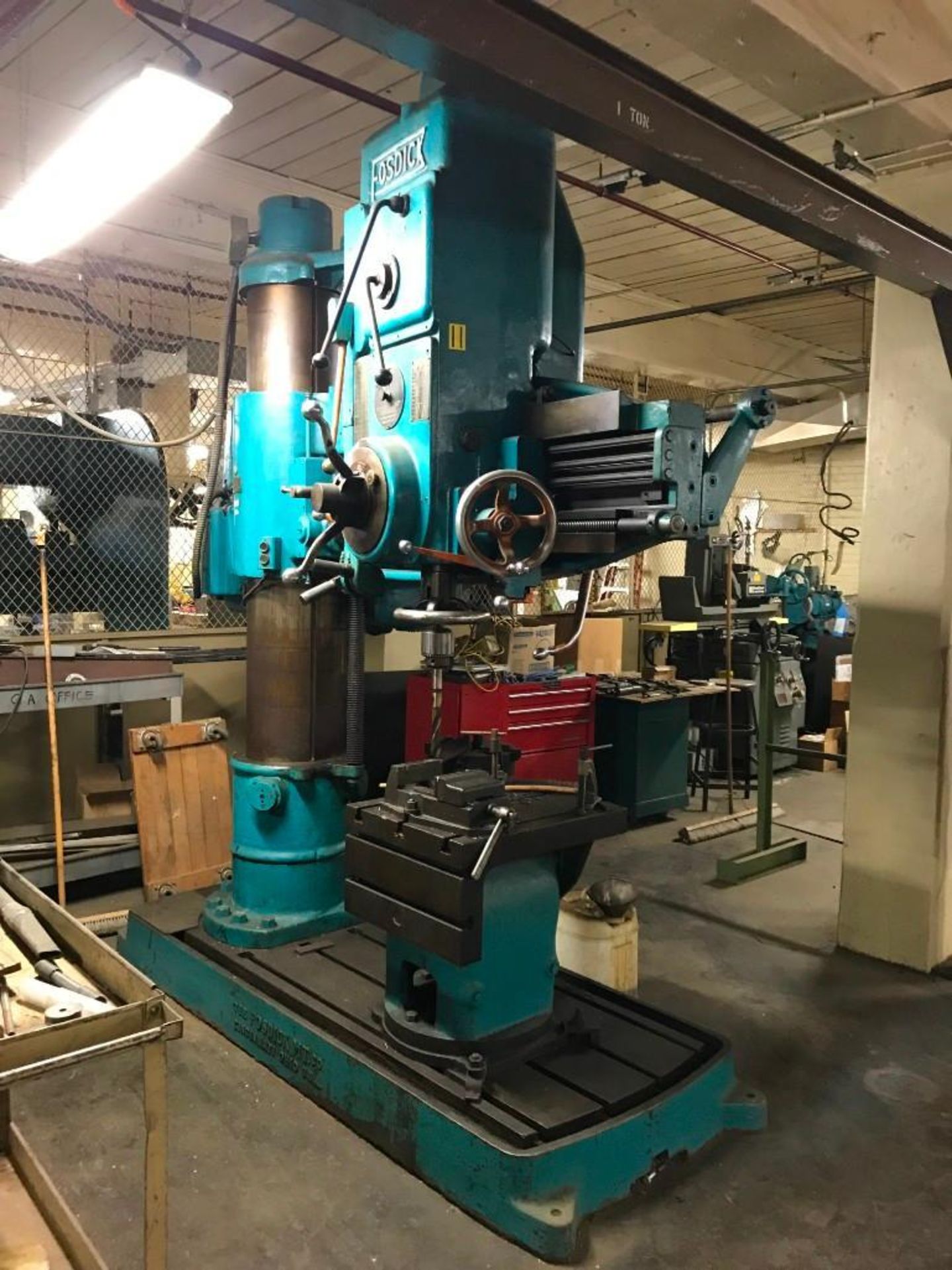 FOSDICK INDUSTRIAL RADIAL ARM DRILL