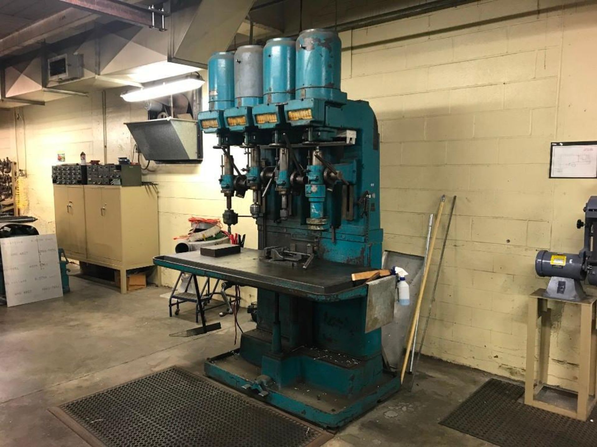 LELAND-GIFFORD 4-SPINDLE INDUSTRIAL DRILLING MACHINE