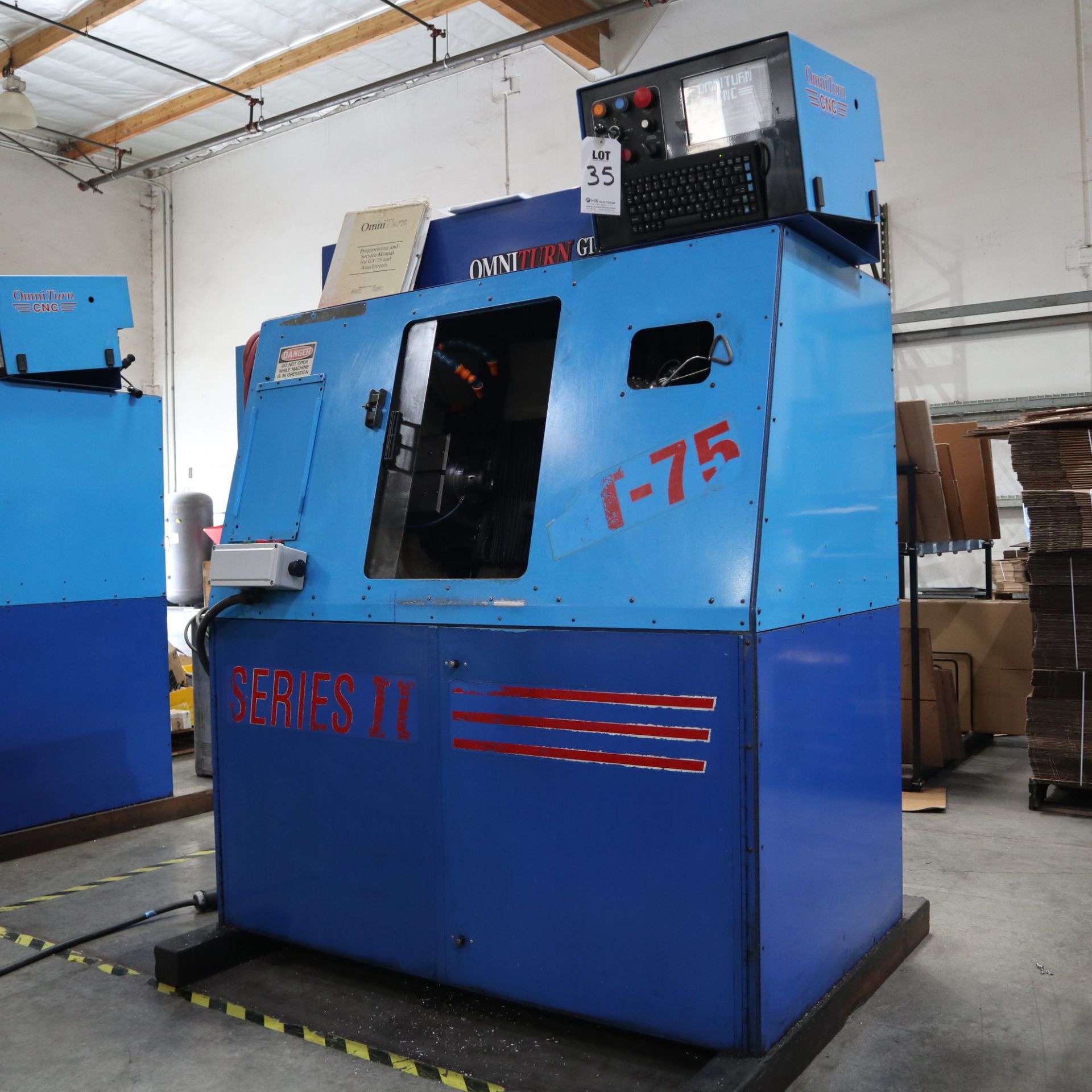 OMNITURN GT75 SERIES II CNC LATHE - Image 2 of 7