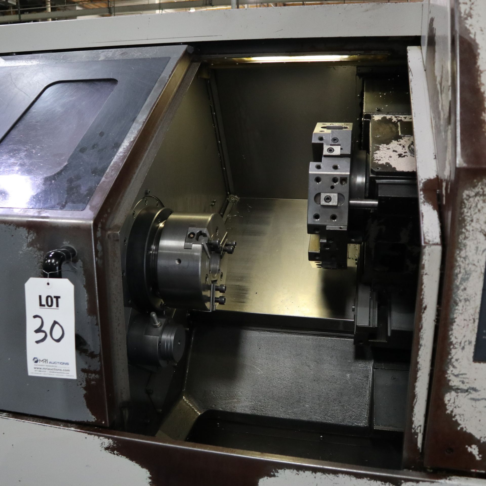 1995 MORI SEIKI CL-20A CNC LATHE, S/N 1517, TOOL SETTER, COLLET CHUCK, YASNAC CONTROL, MANUALS, TOOL - Image 3 of 8