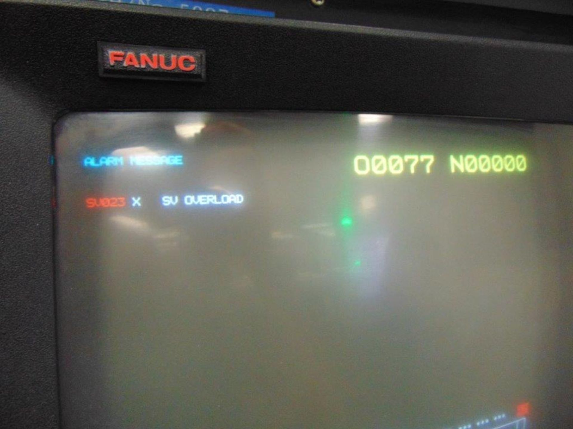 1984 MORI SL-3H CNC TURNING CENTER, S/N 5087, FANUC CONTROL - Image 3 of 8