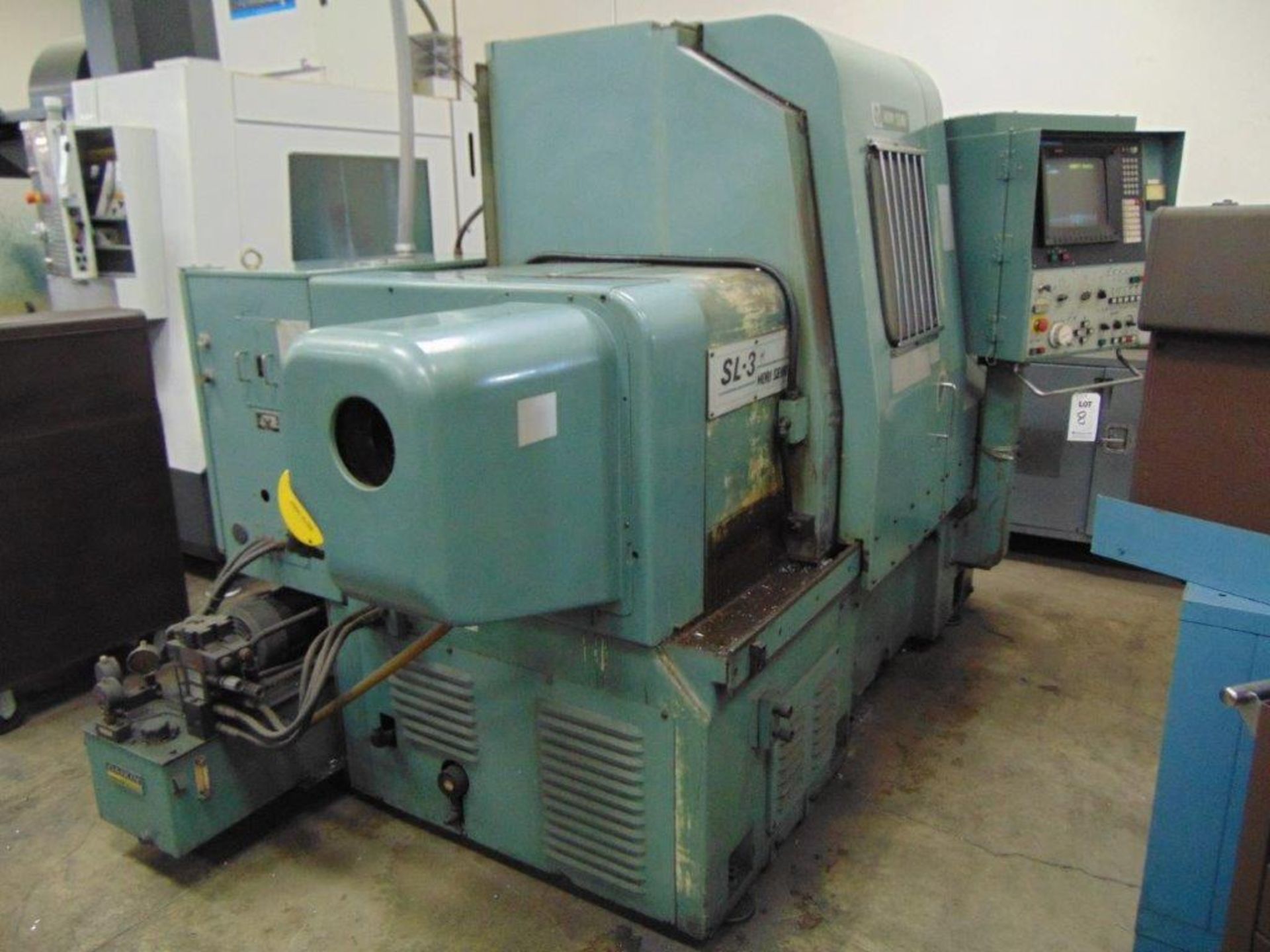 1984 MORI SL-3H CNC TURNING CENTER, S/N 5087, FANUC CONTROL