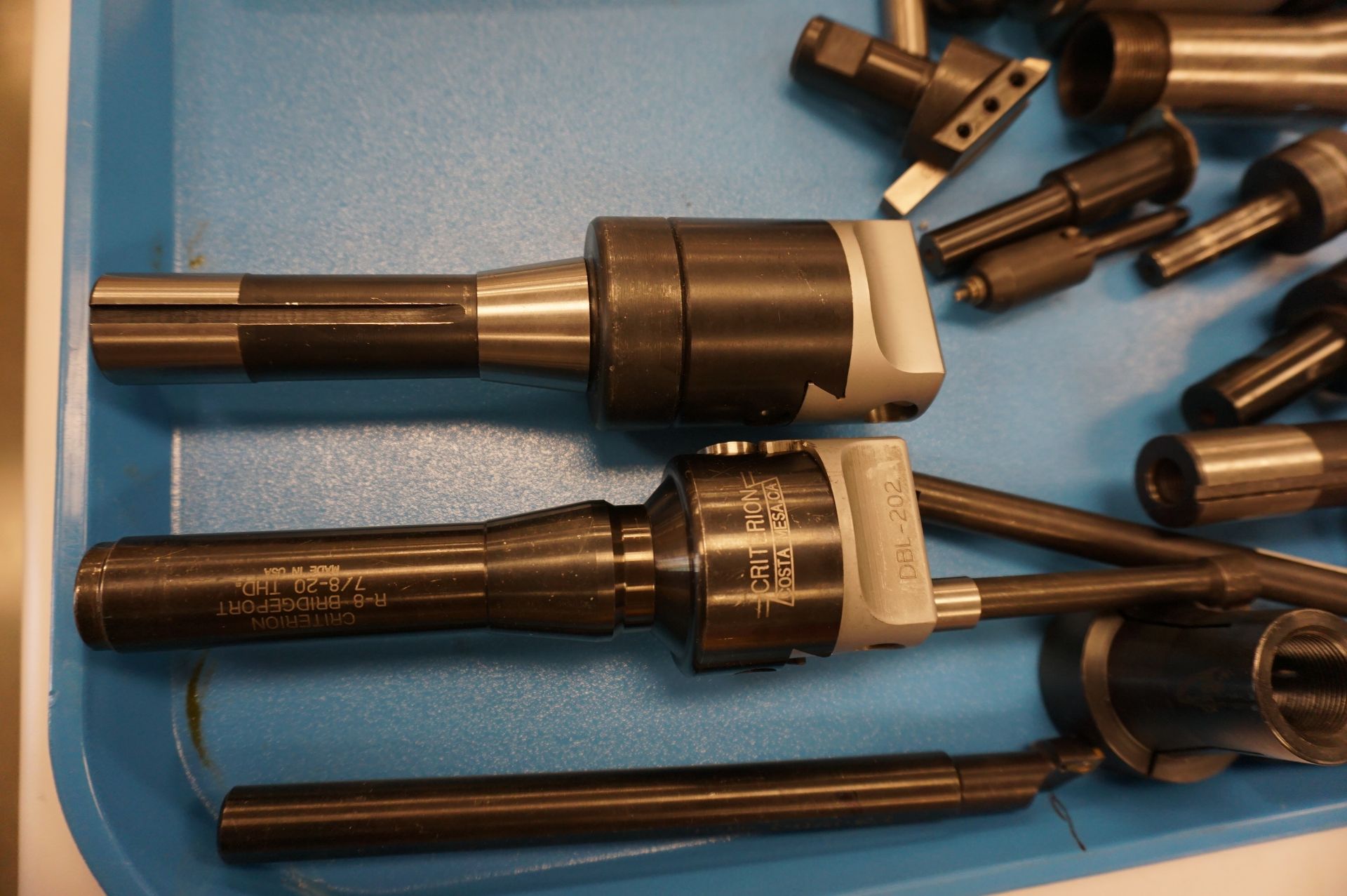 MILL TOOLS TO INCLUDE: PRECISION BORE GAGES, SQUARE SET, MISC. BORING HEADS, R8 MILLING FIXTURES - Image 4 of 4