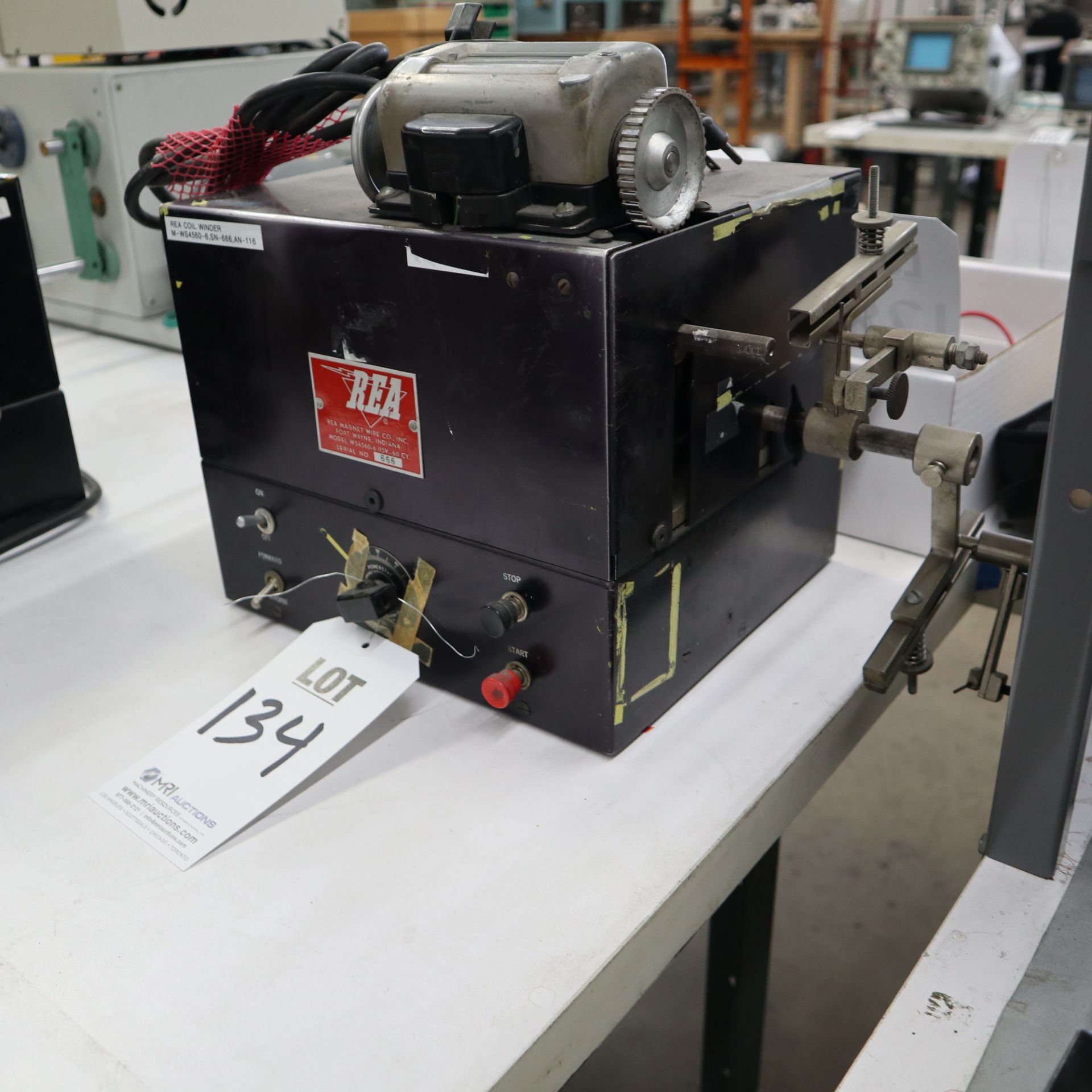 REA ULTRA FINE WIRE COILING MACHINE, S/N 666 - Image 2 of 3