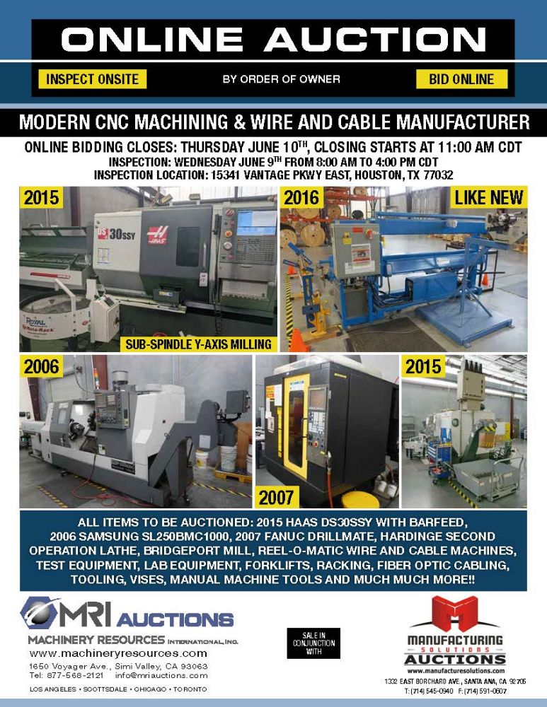 Modern CNC Machining Machine Shop