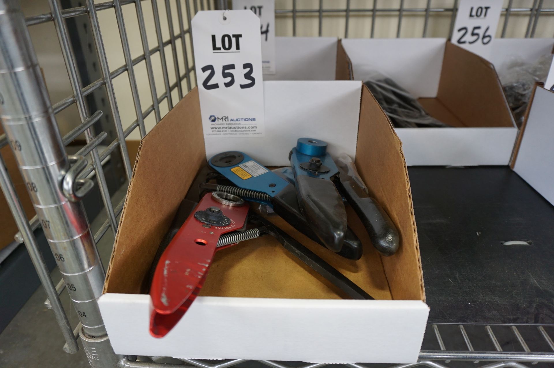 LOT TO INCLUDE: (2) DMC CRIMP TOOLS MODEL M300-25A, (1) CLEMENTS NATION TC-CN-M300BT