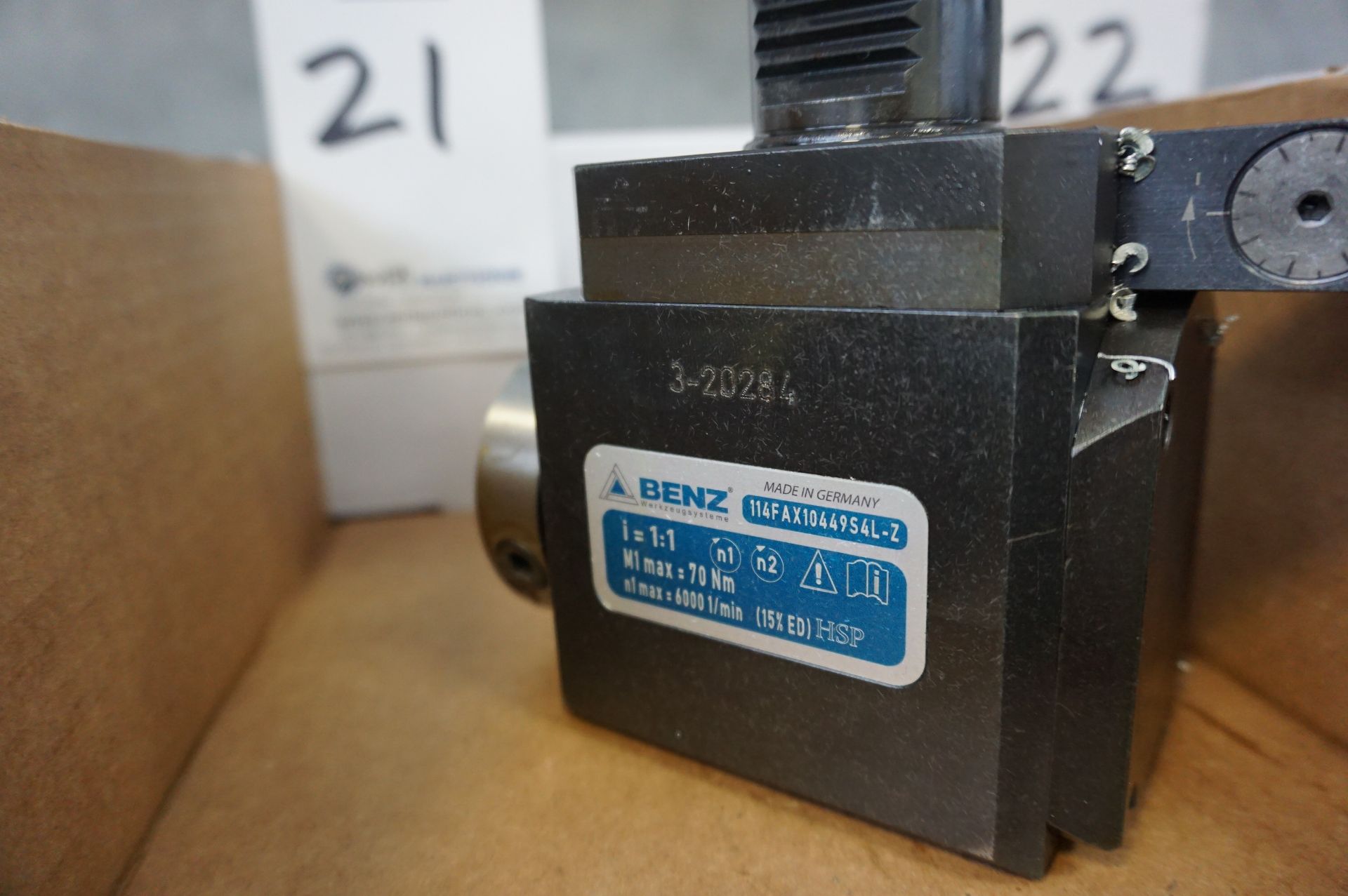 BENZ RADIAL LIVE TOOL, MODEL 114FAX10449S4L-Z (USED WITH HAAS) - Image 2 of 2