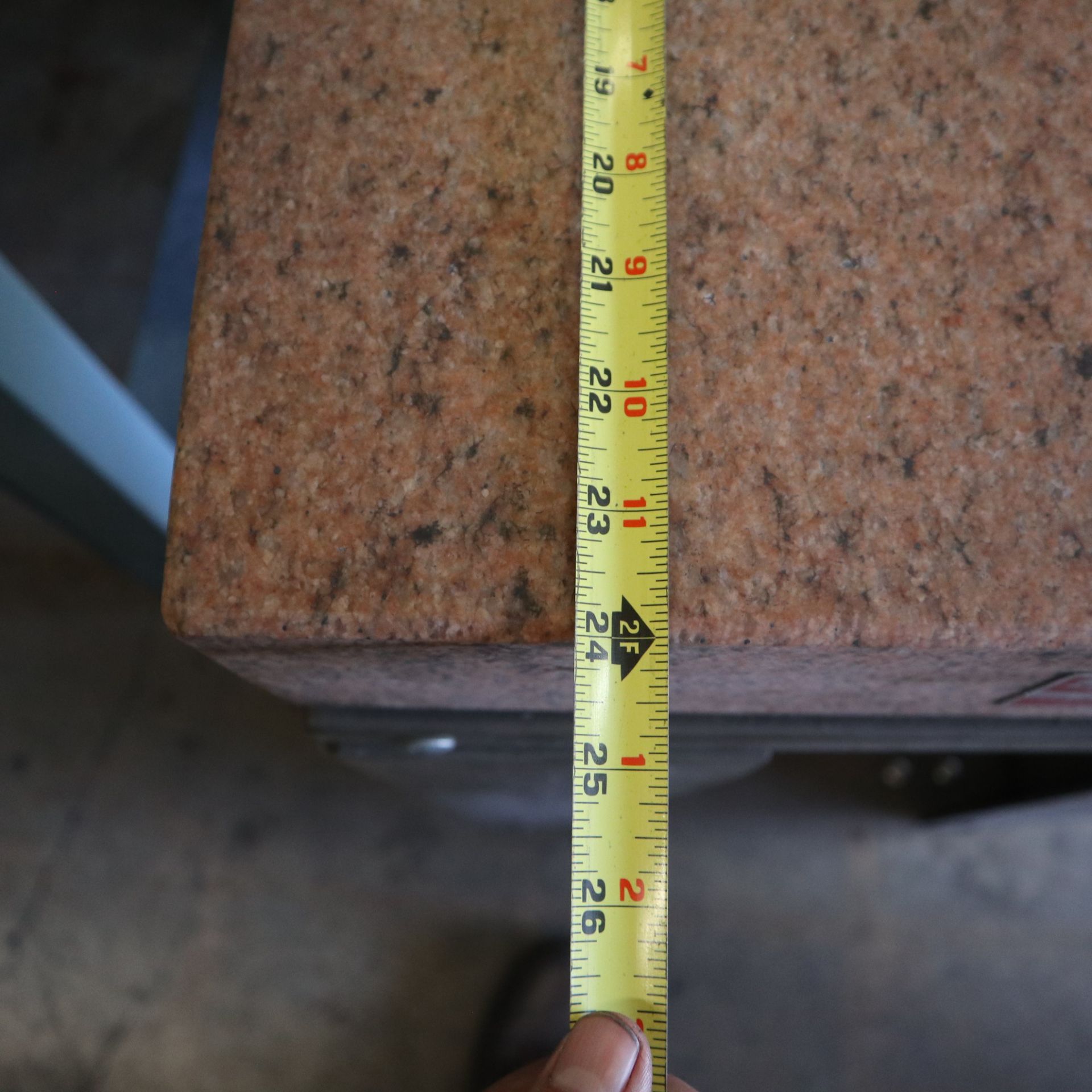 LOT TO INCLUDE: MISC. GRANITE BLOCKS, GRANITE INSPECTION TABLE 24" X 18", GRANITE STEP BLOCK - Image 5 of 7