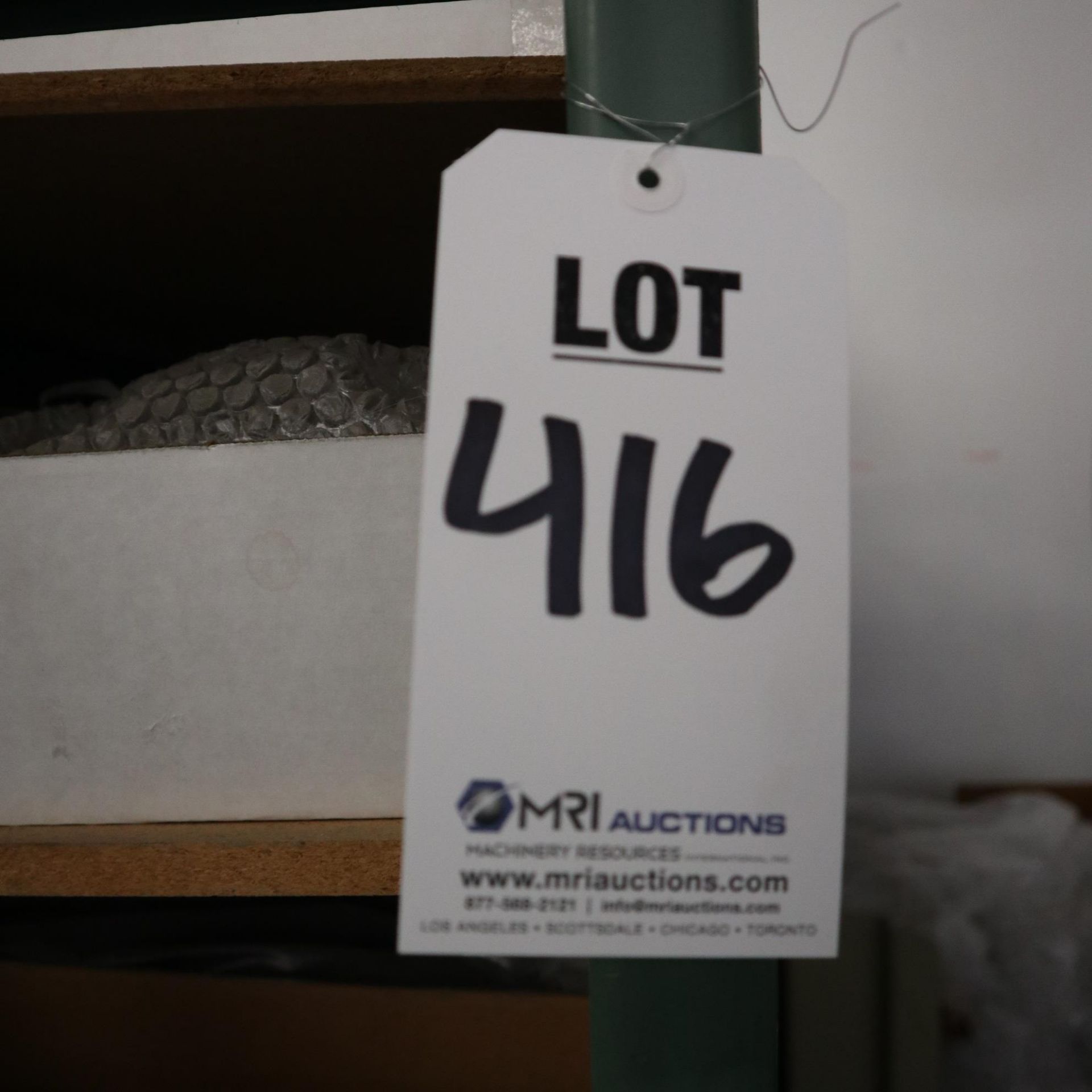 INVENTORY SECTION RACK LOT TO INCLUDE: (5) INVENTORY RACKS, (2) WORK TABLES, MISC. CABINETS *RACKS