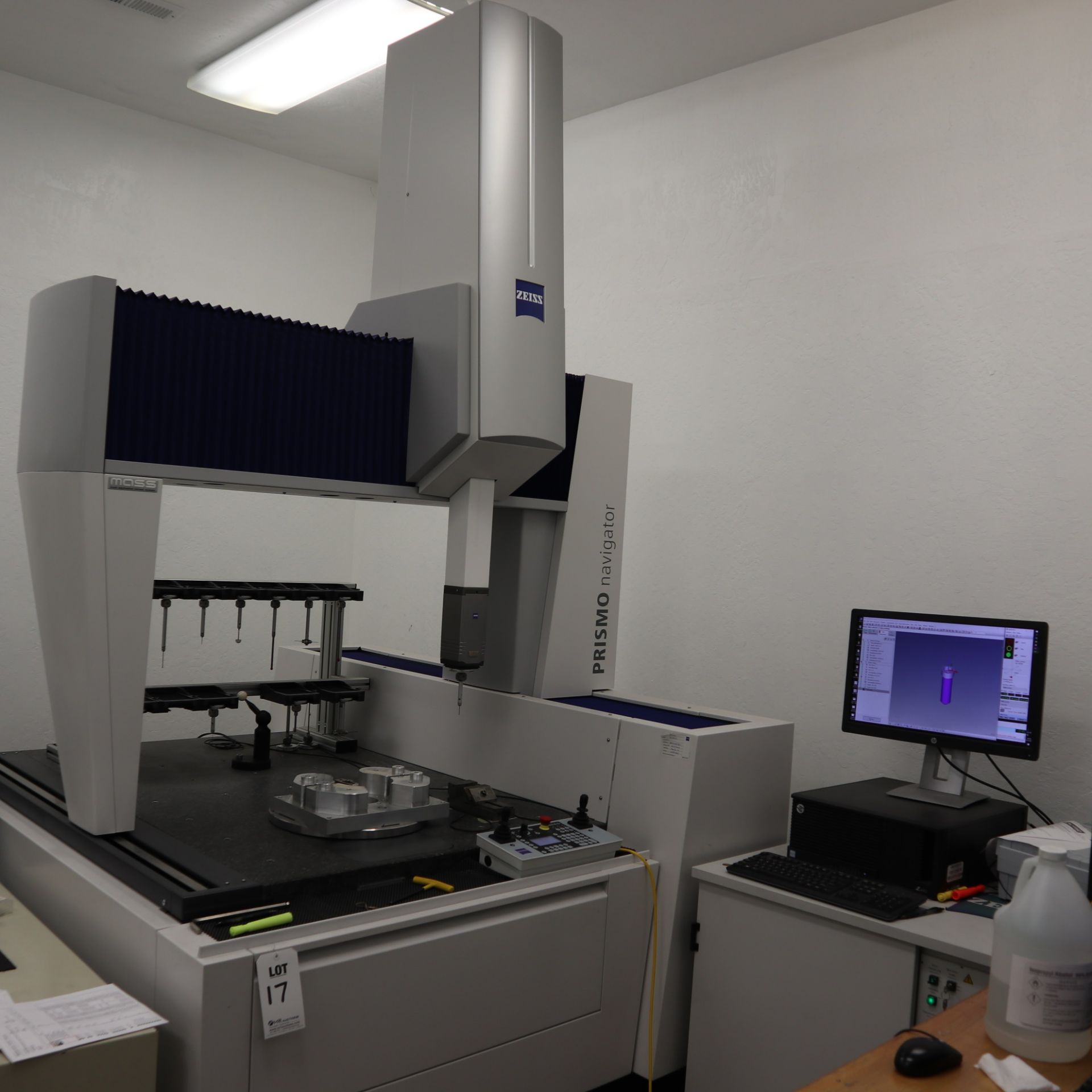 2016 ZEISS PRISMO NAVIGATOR CMM WITH MULTI APPLICATION SENSOR SYSTEM AND SENSOR RACK, POWER SUPPLY,