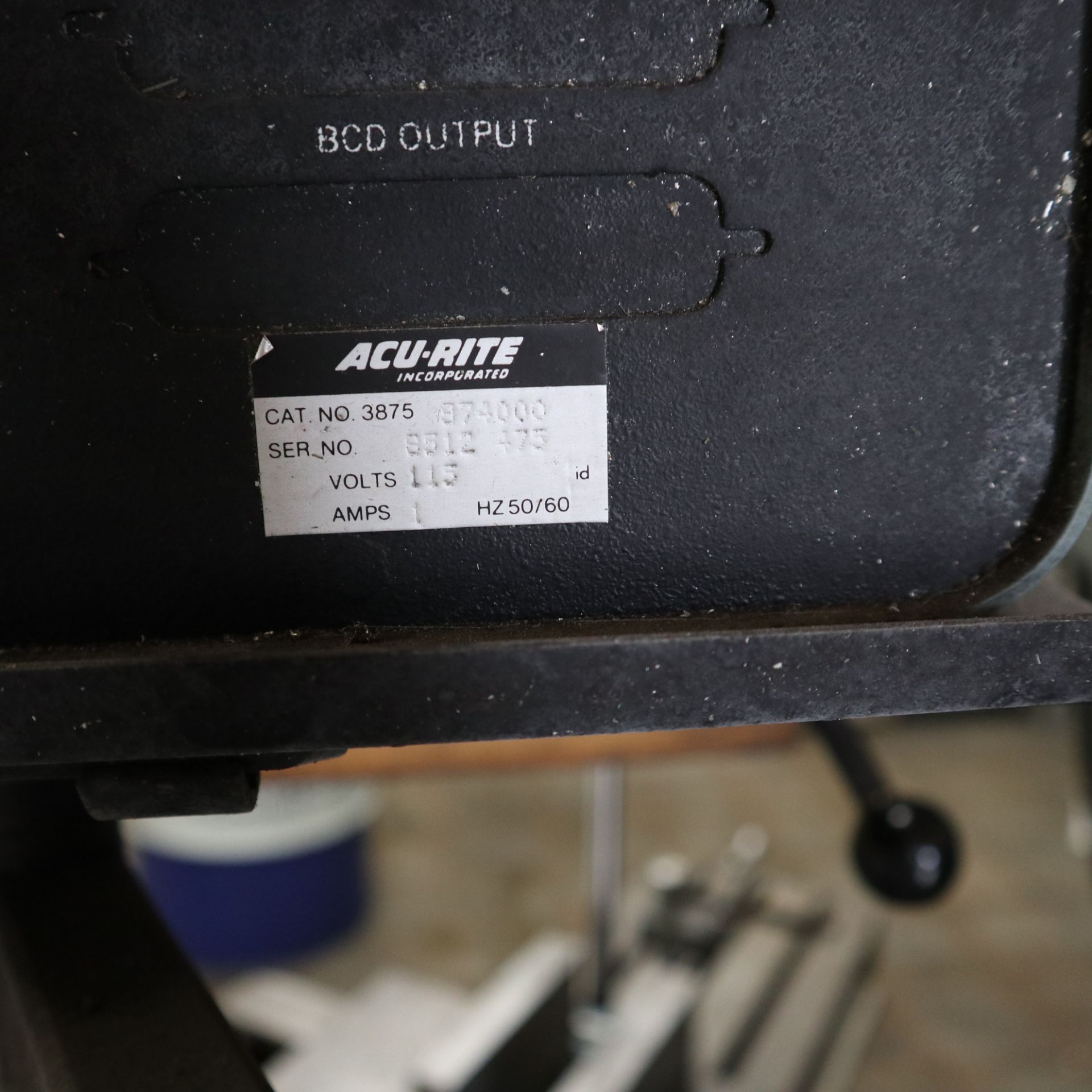 BRIDGEPORT SERIES 1 CONVENTIONAL MILL, S/N J270558, ACU-RITE III BRIDGEPORT DRO **VISE PICTURED - Image 5 of 7